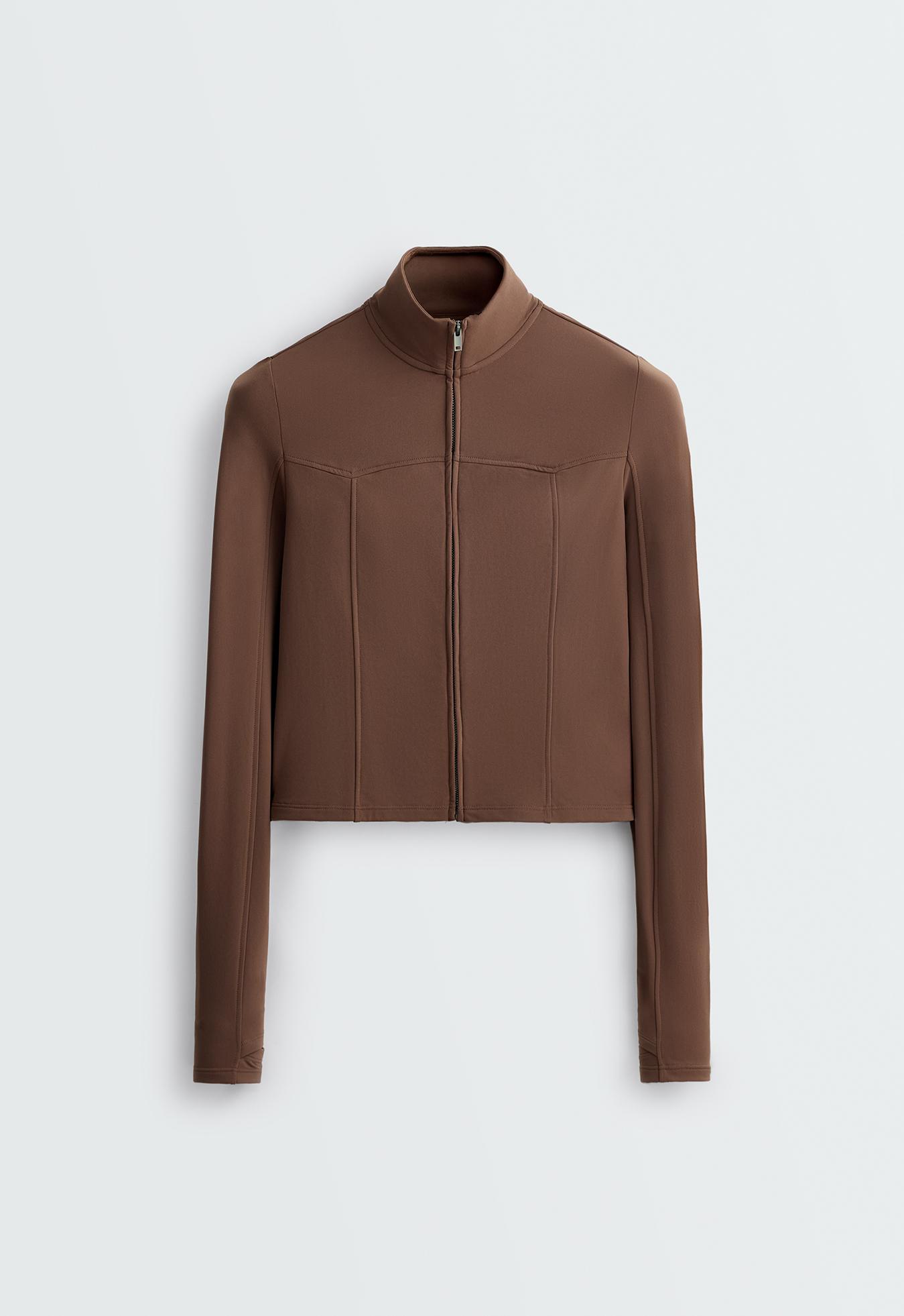 Light warm boxy technical jacket — COCOA