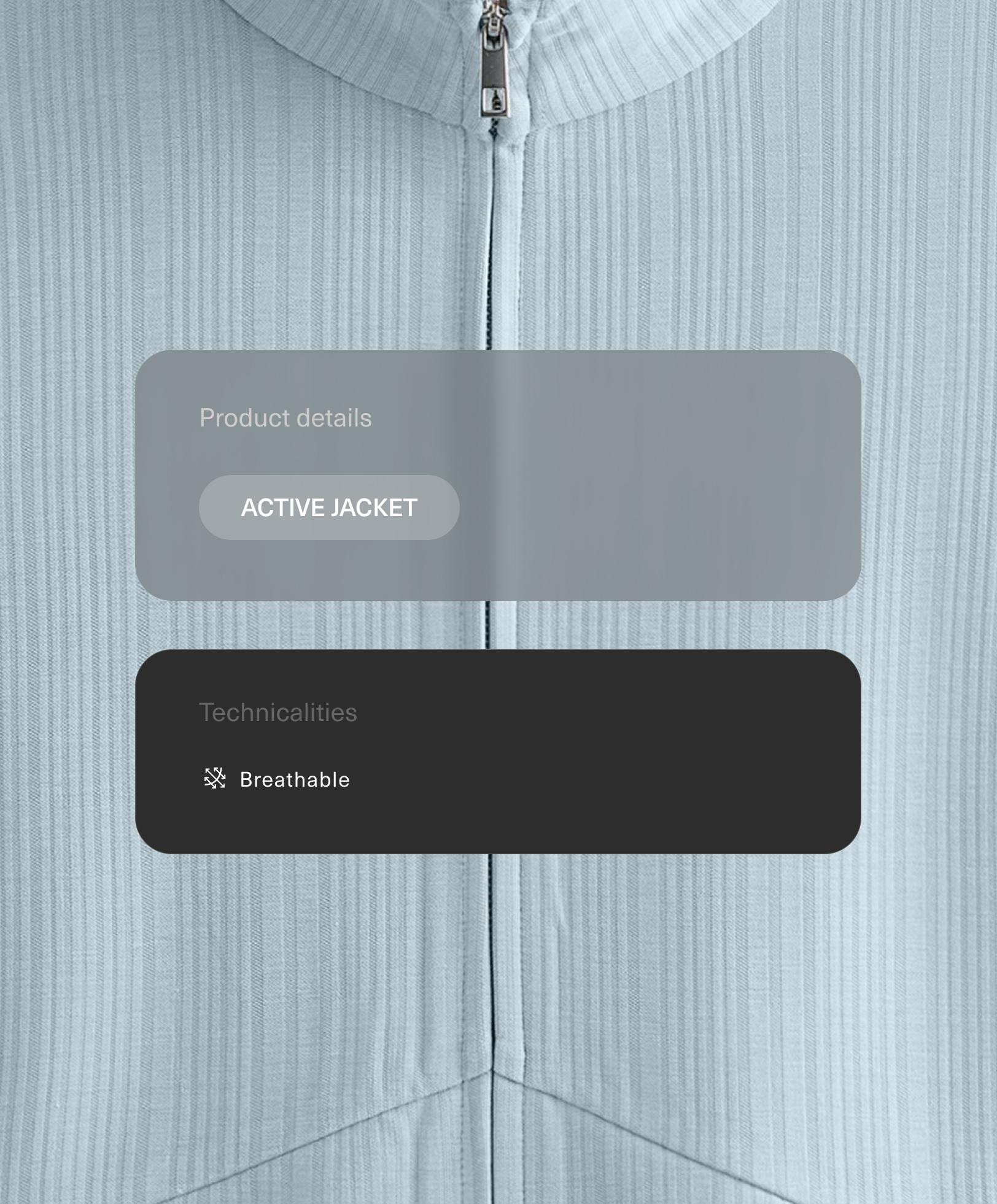 جاكيت طويل مخطط غير متماثل مع مودال