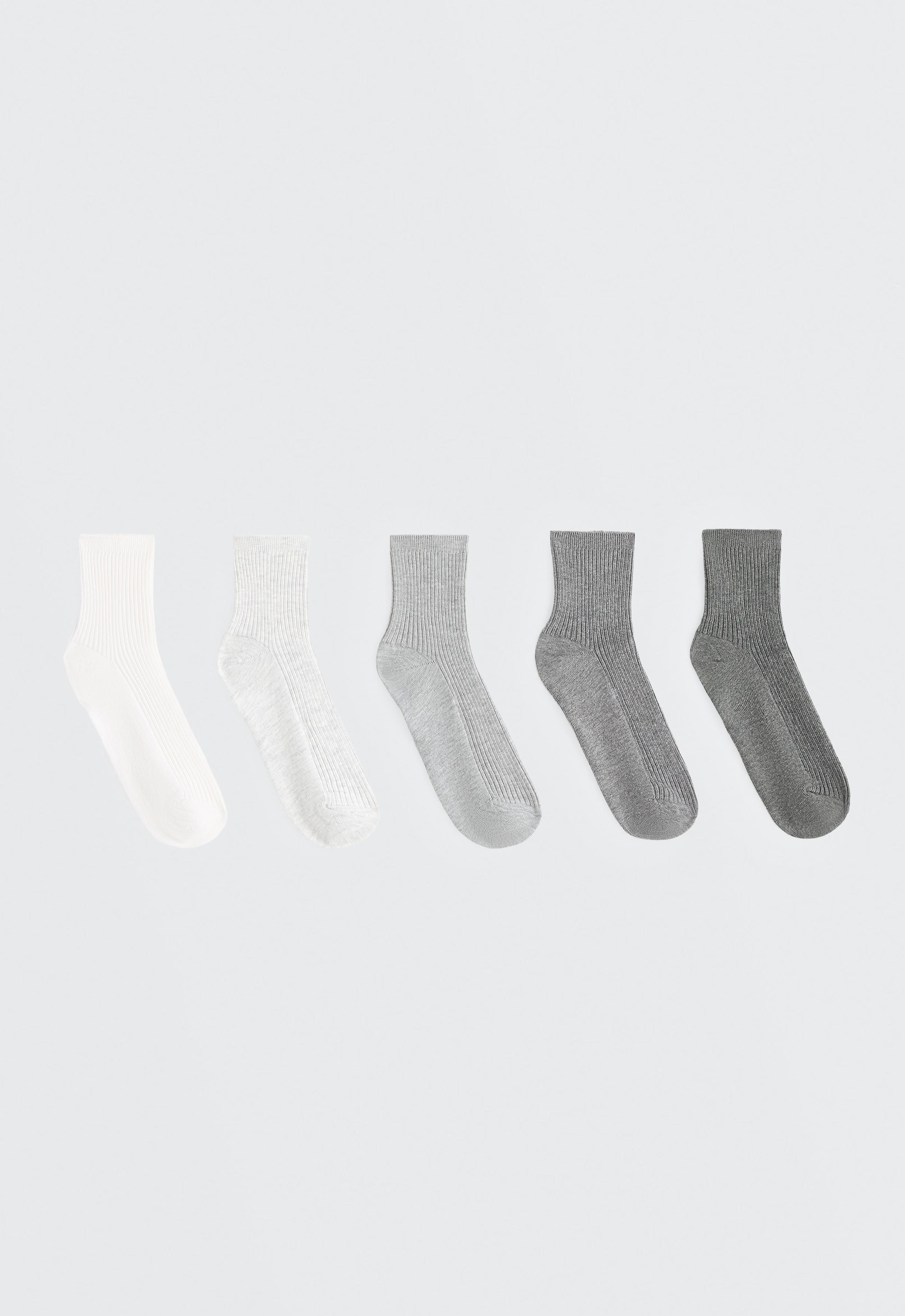 5 pares de calcetines quarter con algodón 5 pares de calcetines quarter con algodón