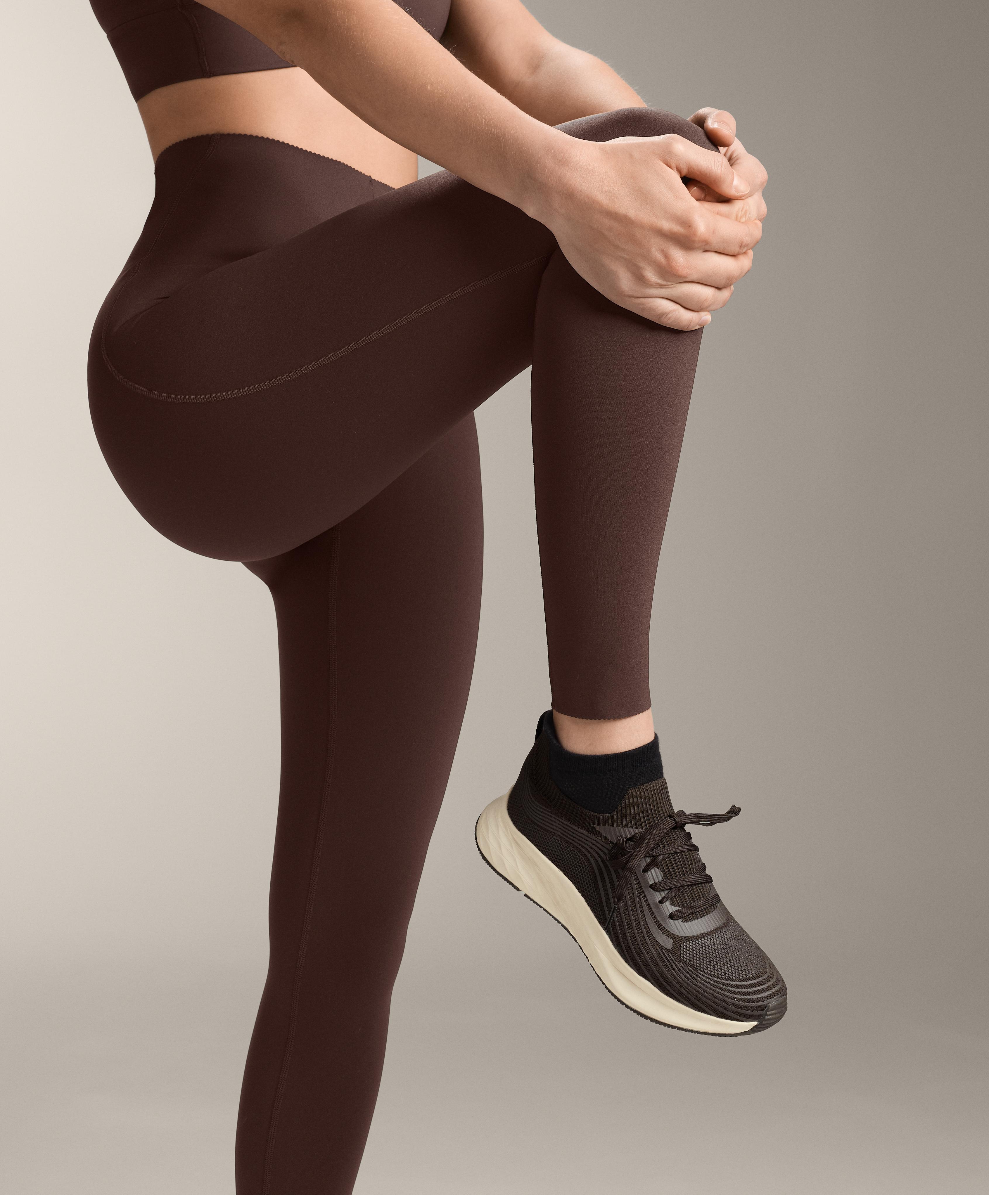High-rise Compressive core-control ankle-length leggings High-rise Compressive core-control ankle-length leggings