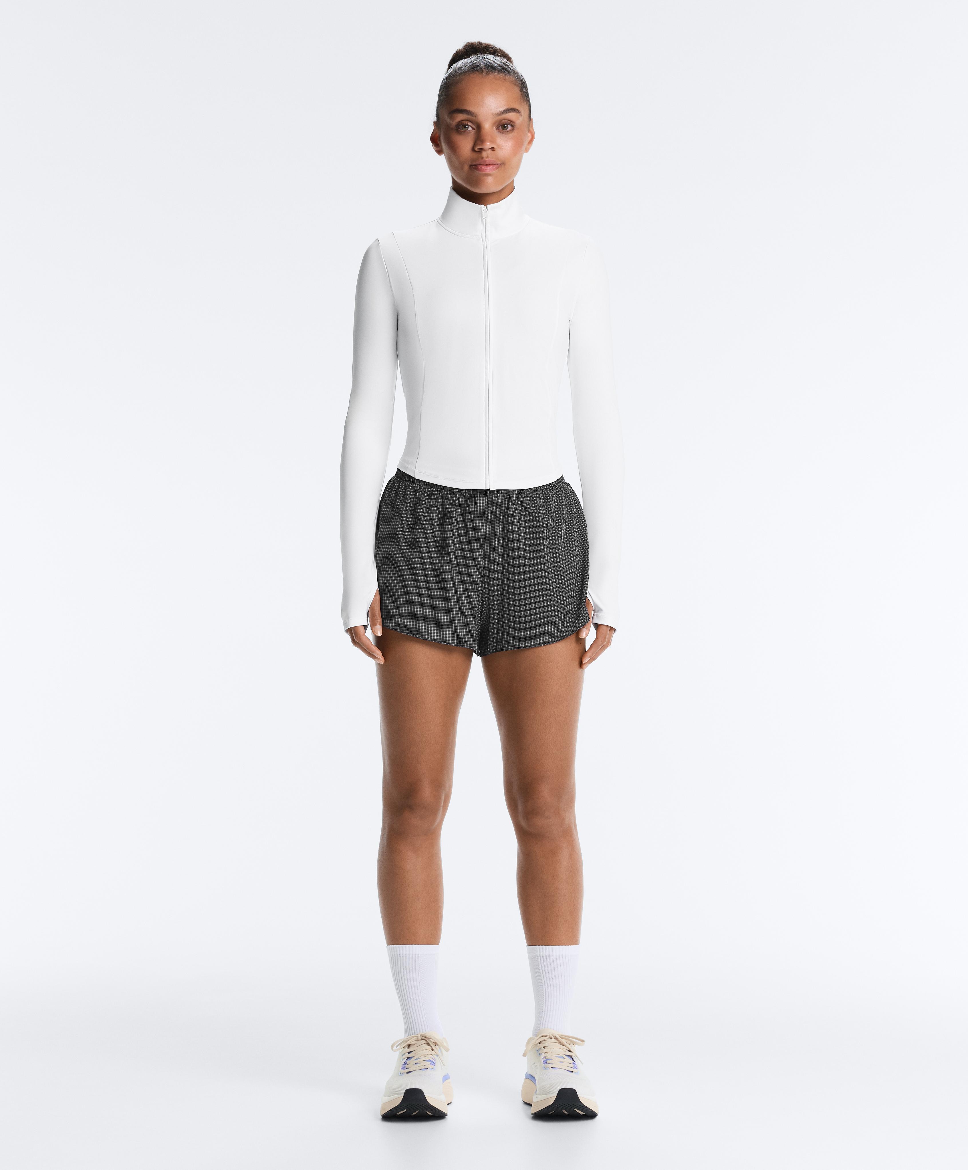 Short Light Touch technical jacket — WHITE 