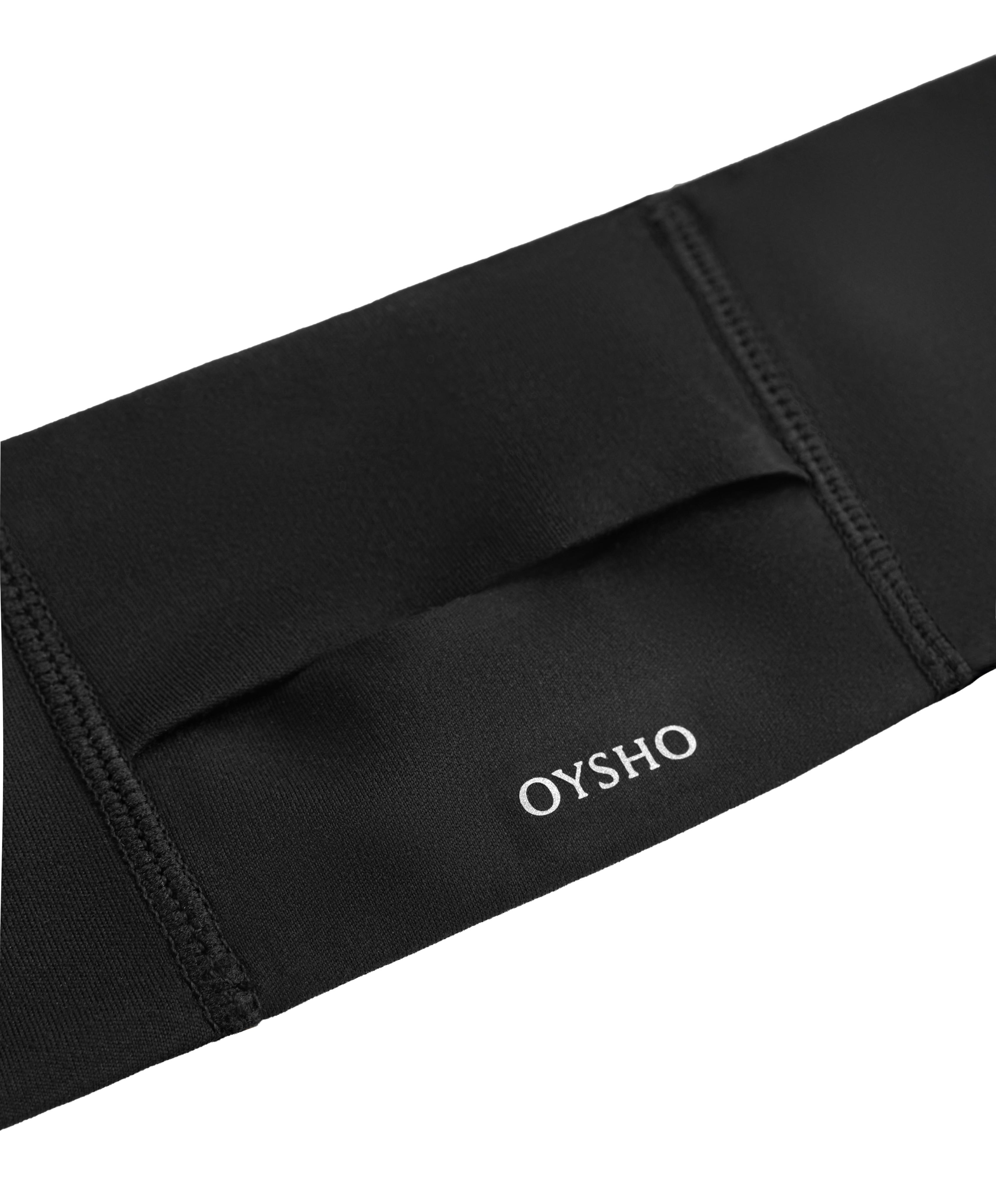 7cm reflective adjustable sports headband — BLACK