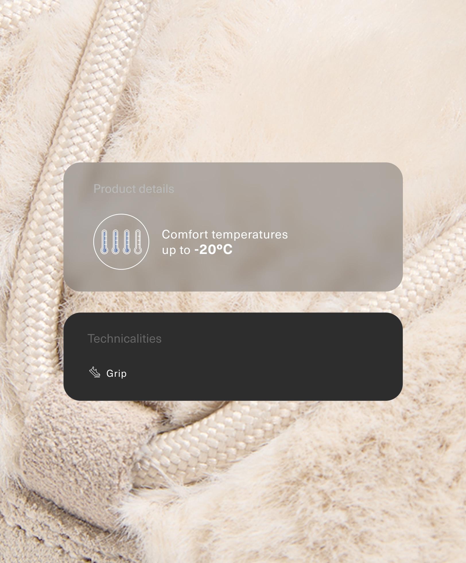 Bottes à lacets en fausse fourrure et daim - Soldes