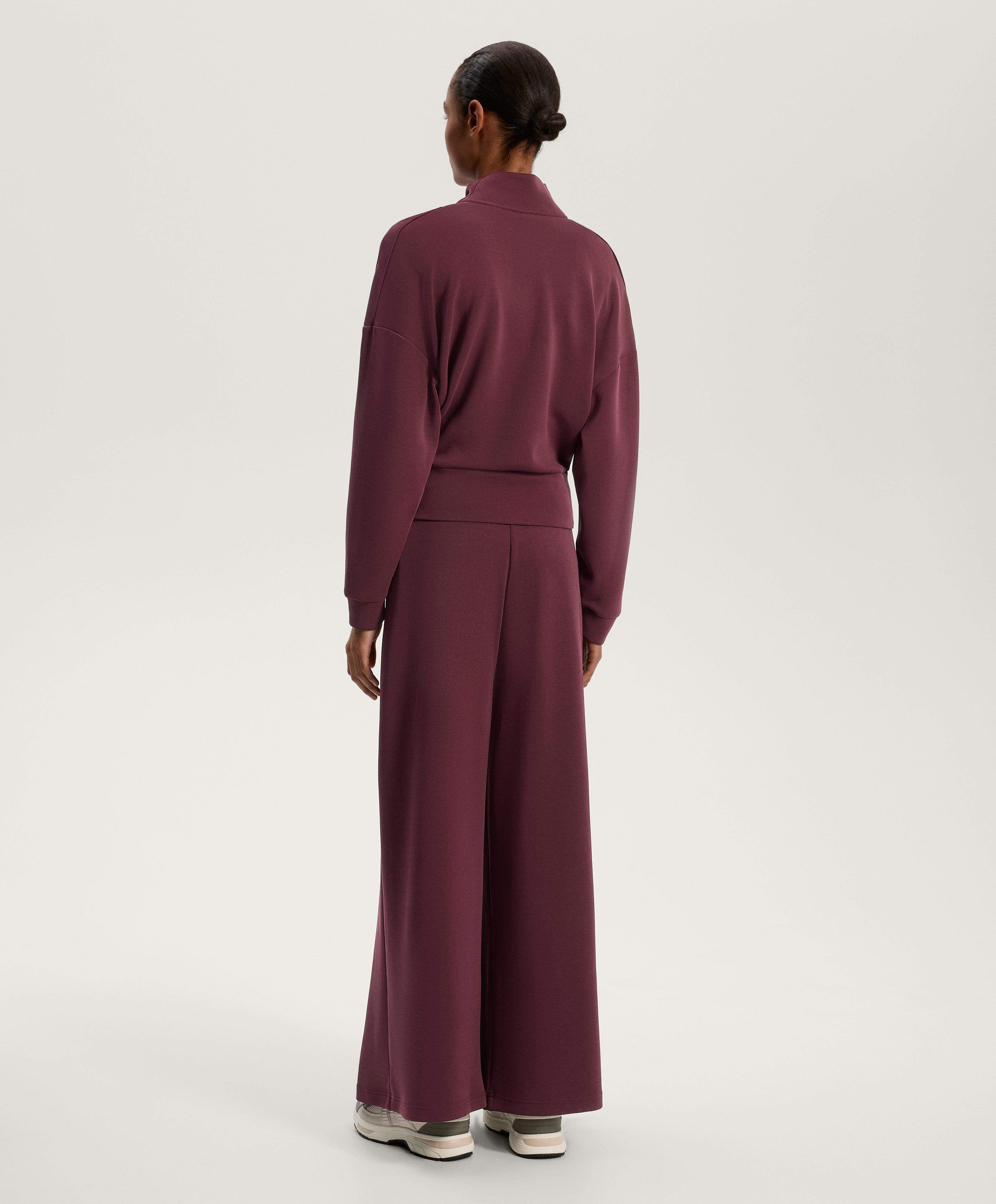 Total look ancho prega frontal con modal burundy - Rebaixas Total look ancho prega frontal con modal burundy - Rebaixas