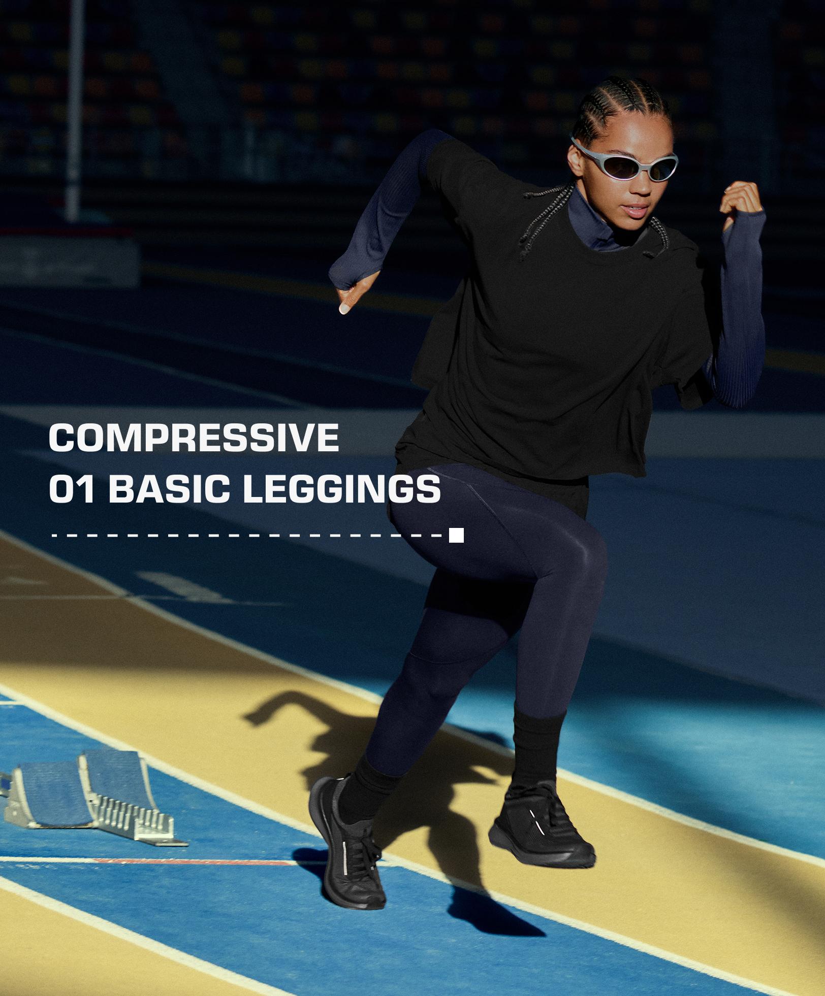 Compressive basic клин 7/8 с висока талия