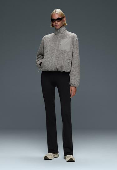 Super high rise Comfortlux flare trousers — BLACK 1