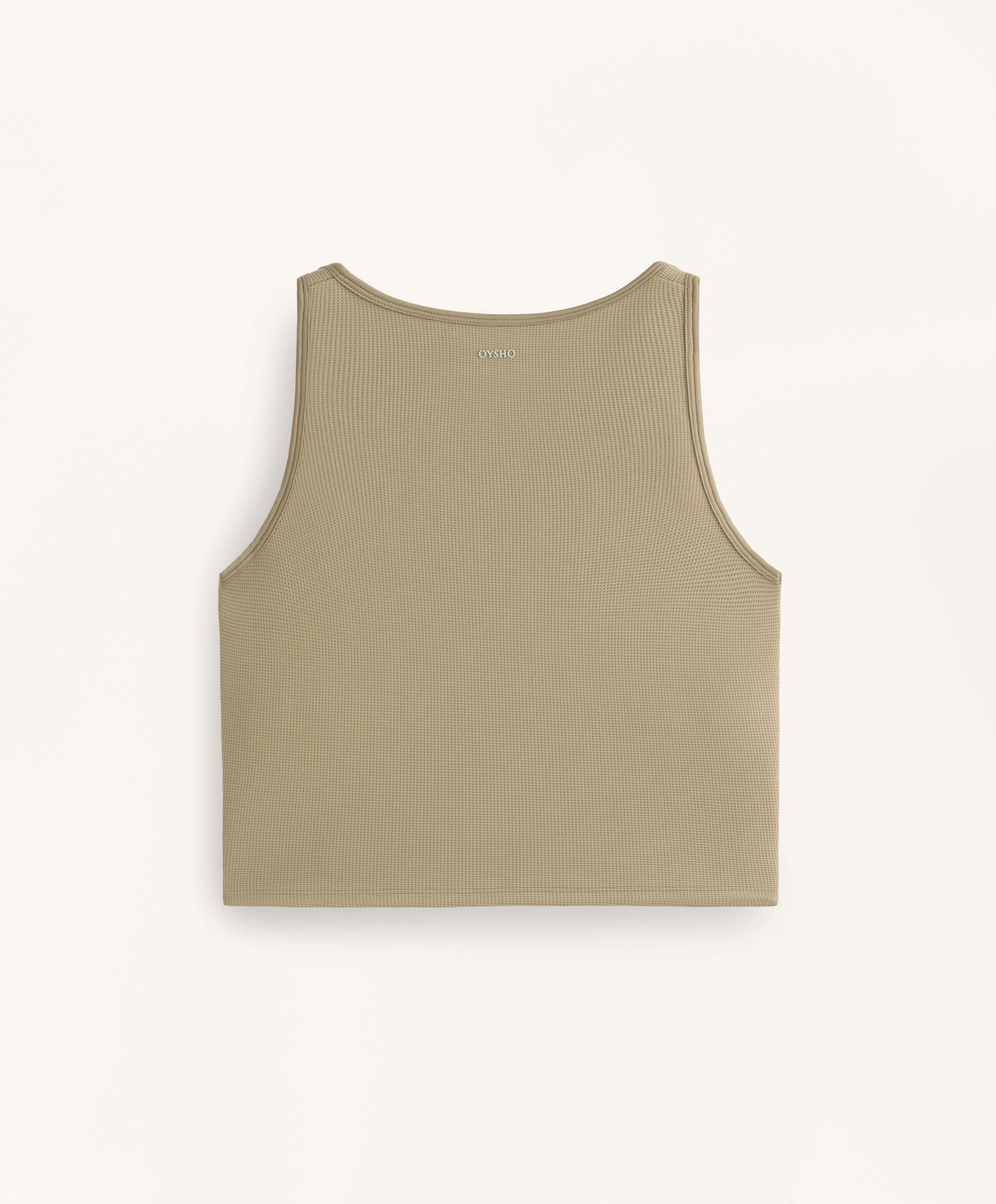 Tank top Waffle sans manches