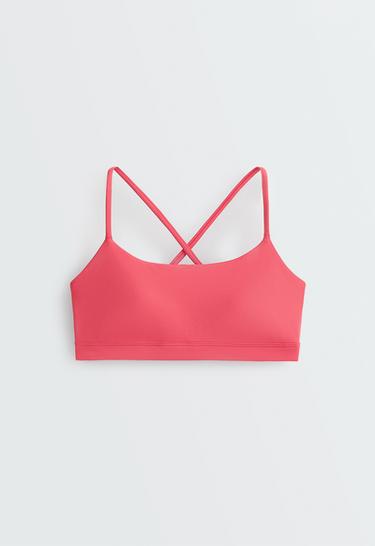 Low-support strap Comfortlux sports bra — WASHED RED 10