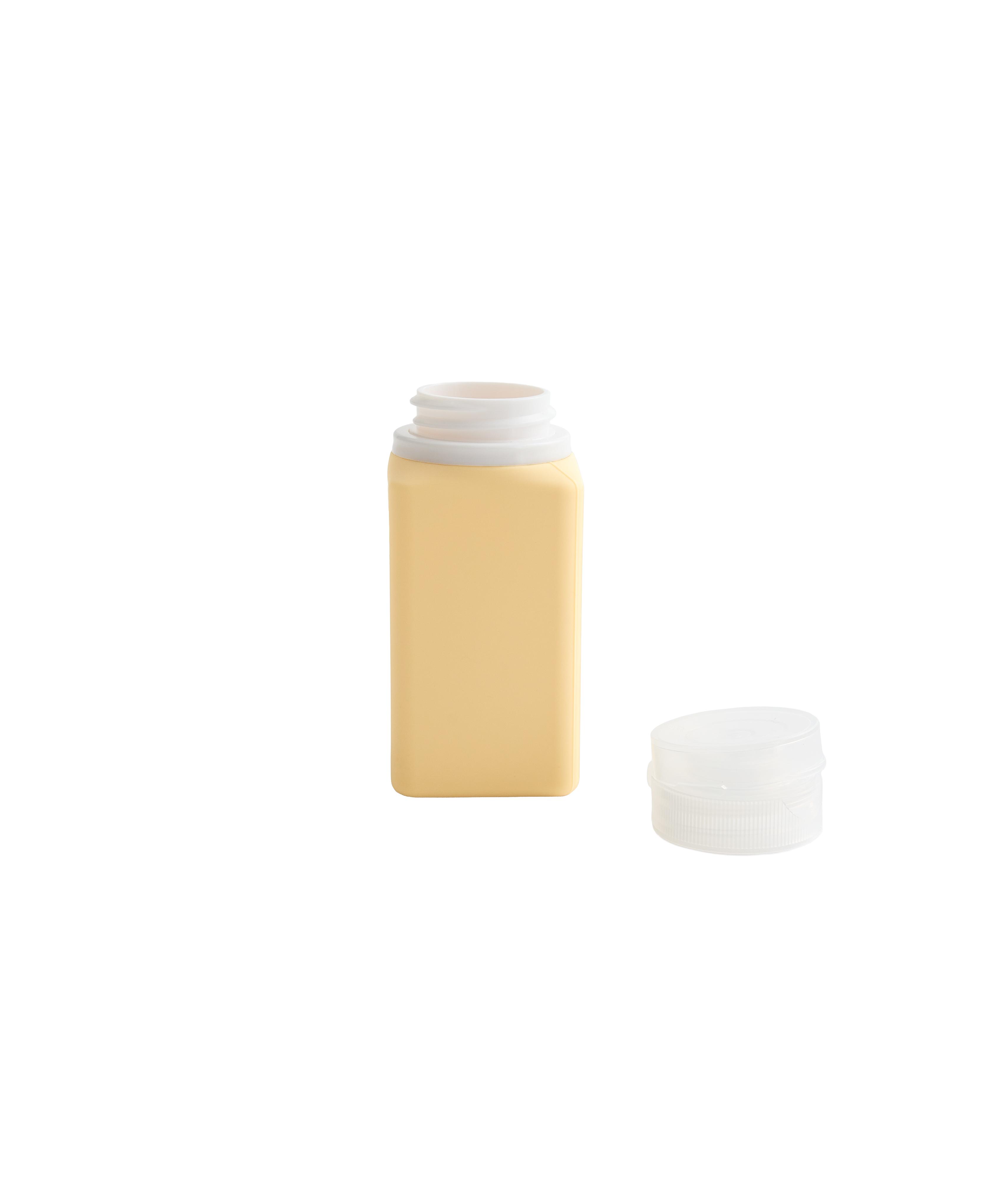 4-bottle travel wash bag — YELLOW