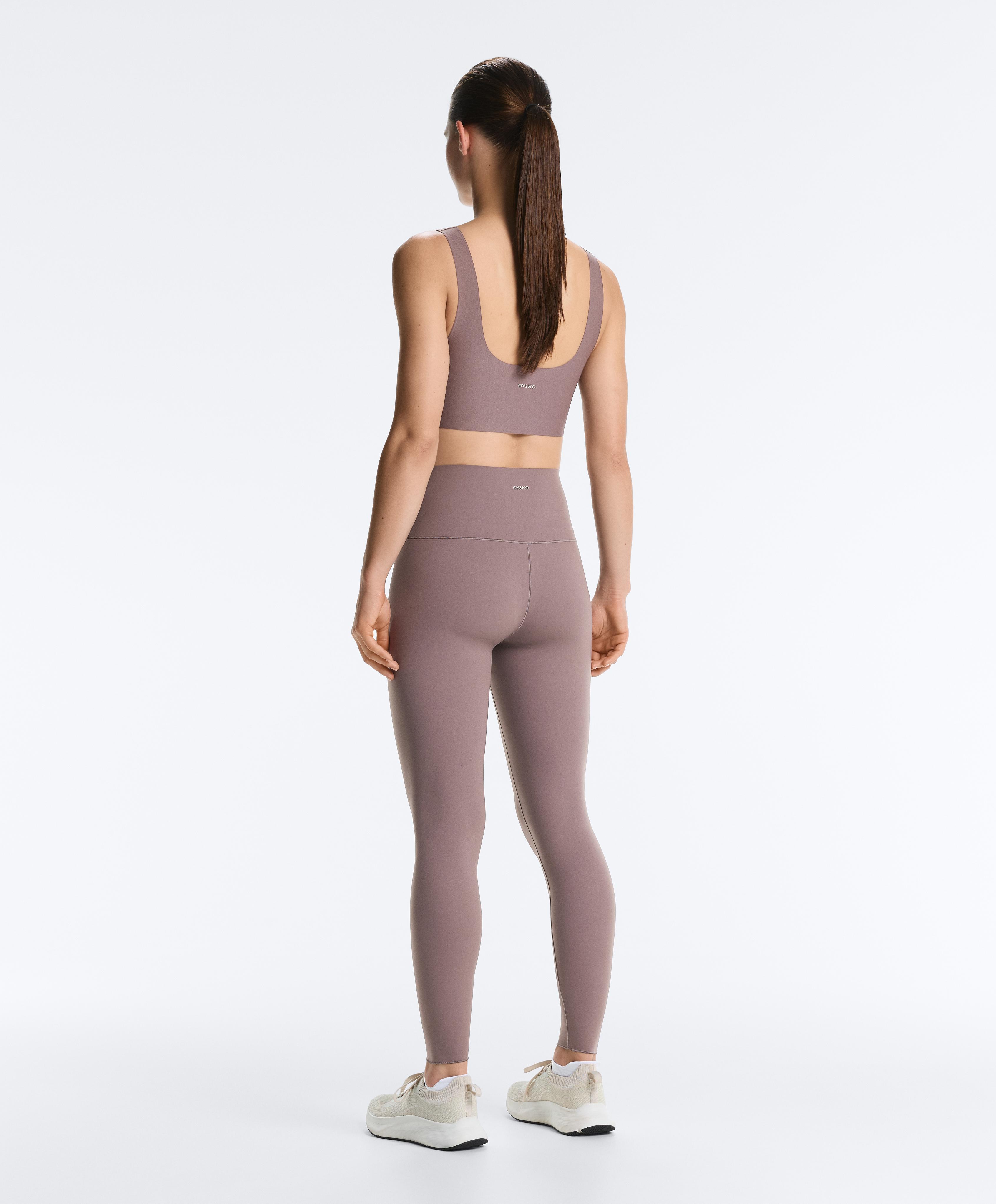 Perfect-adapt medium-support sports bra with cups — GREY-LILAC