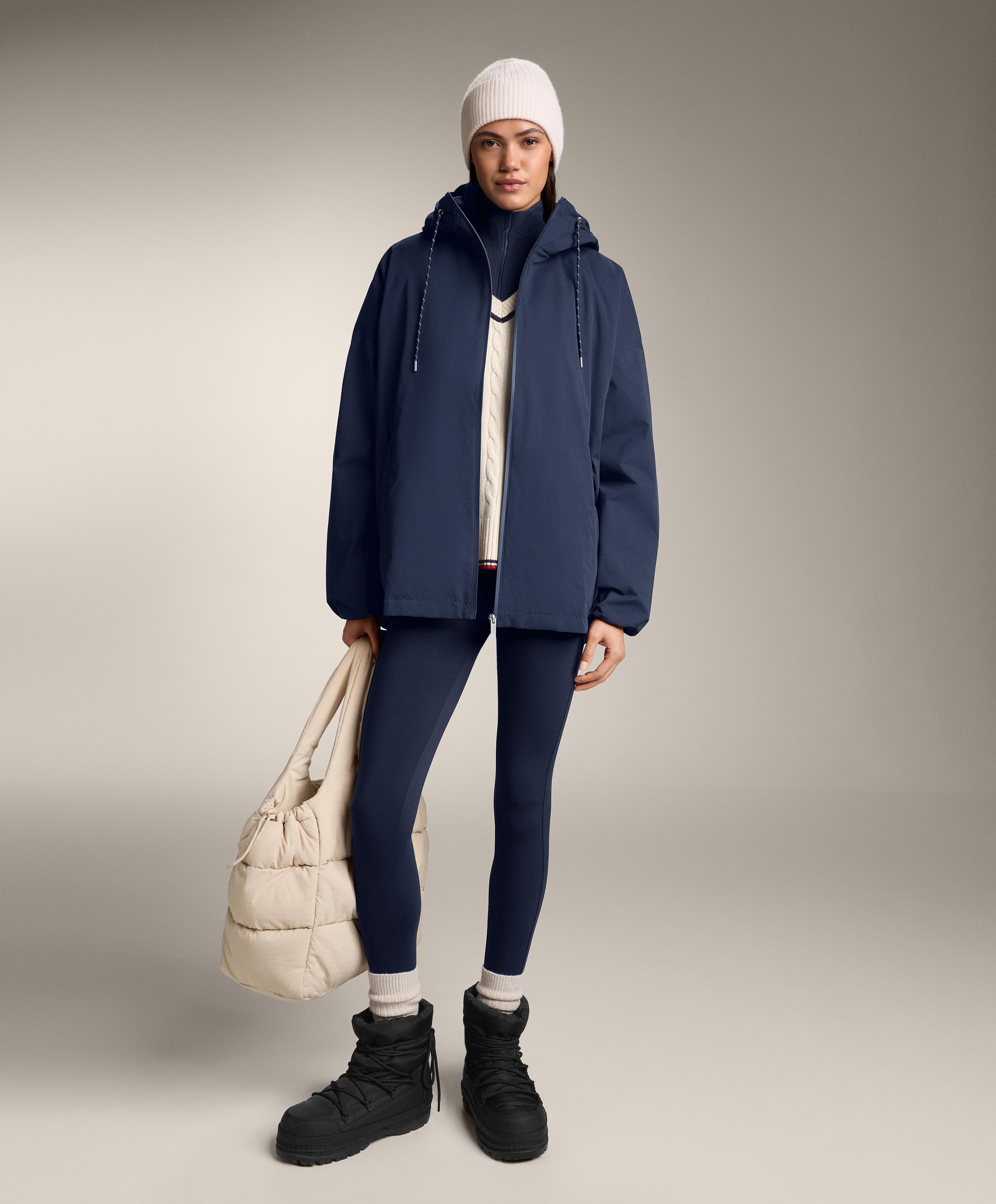 V-neck mini cable knit jumper — ECRU