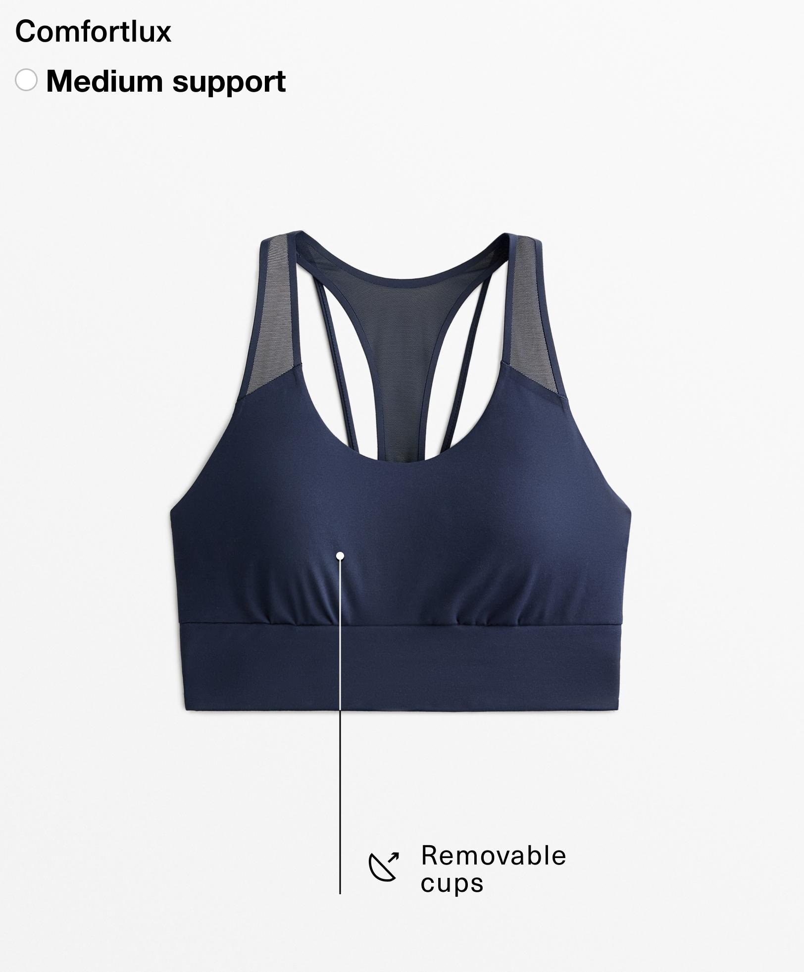 Medium-support mesh comfortlux sports bra