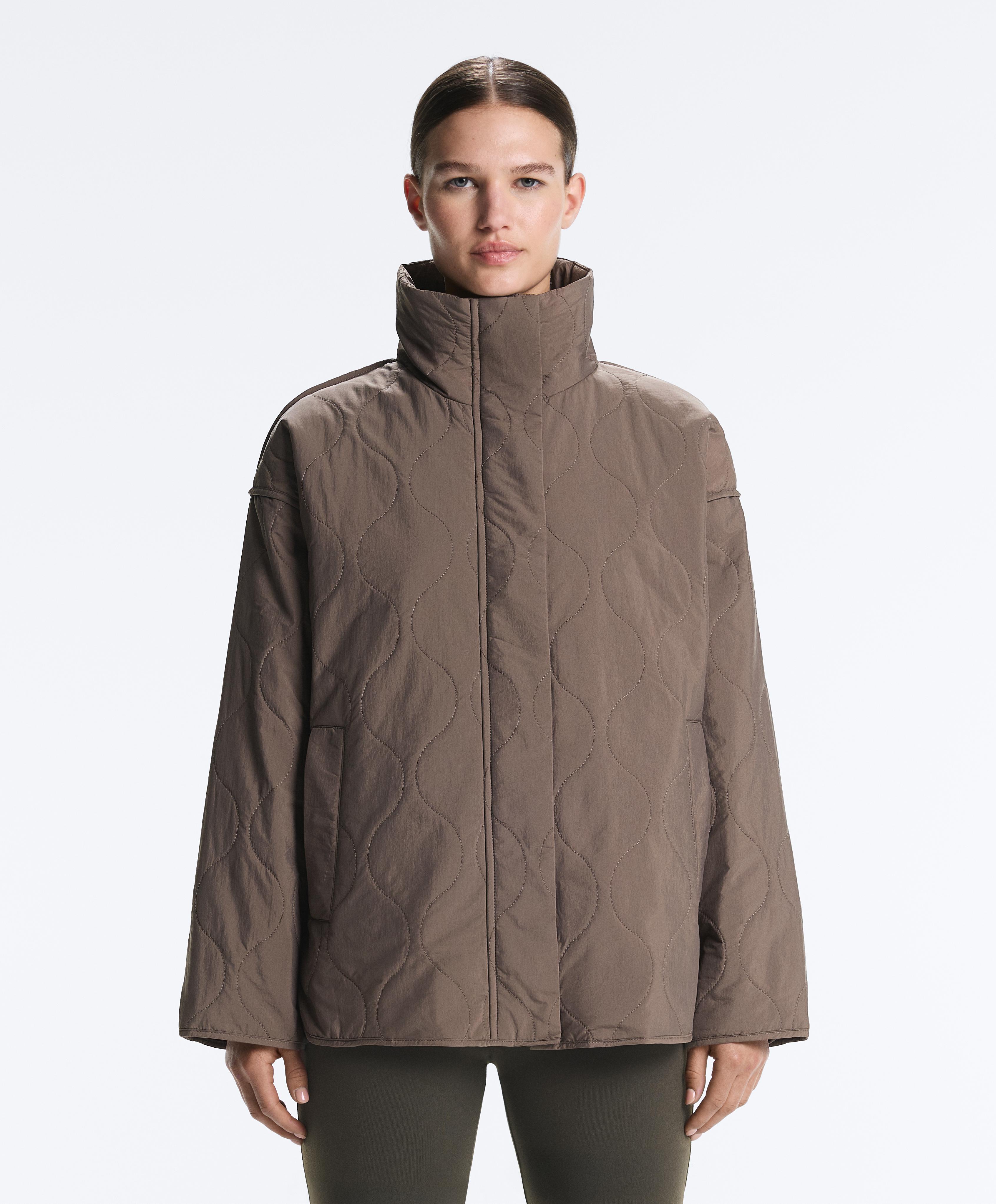 Water-repellent FELLEX® AEROGEL padded jacket — WASHED TAUPE-MAUVE