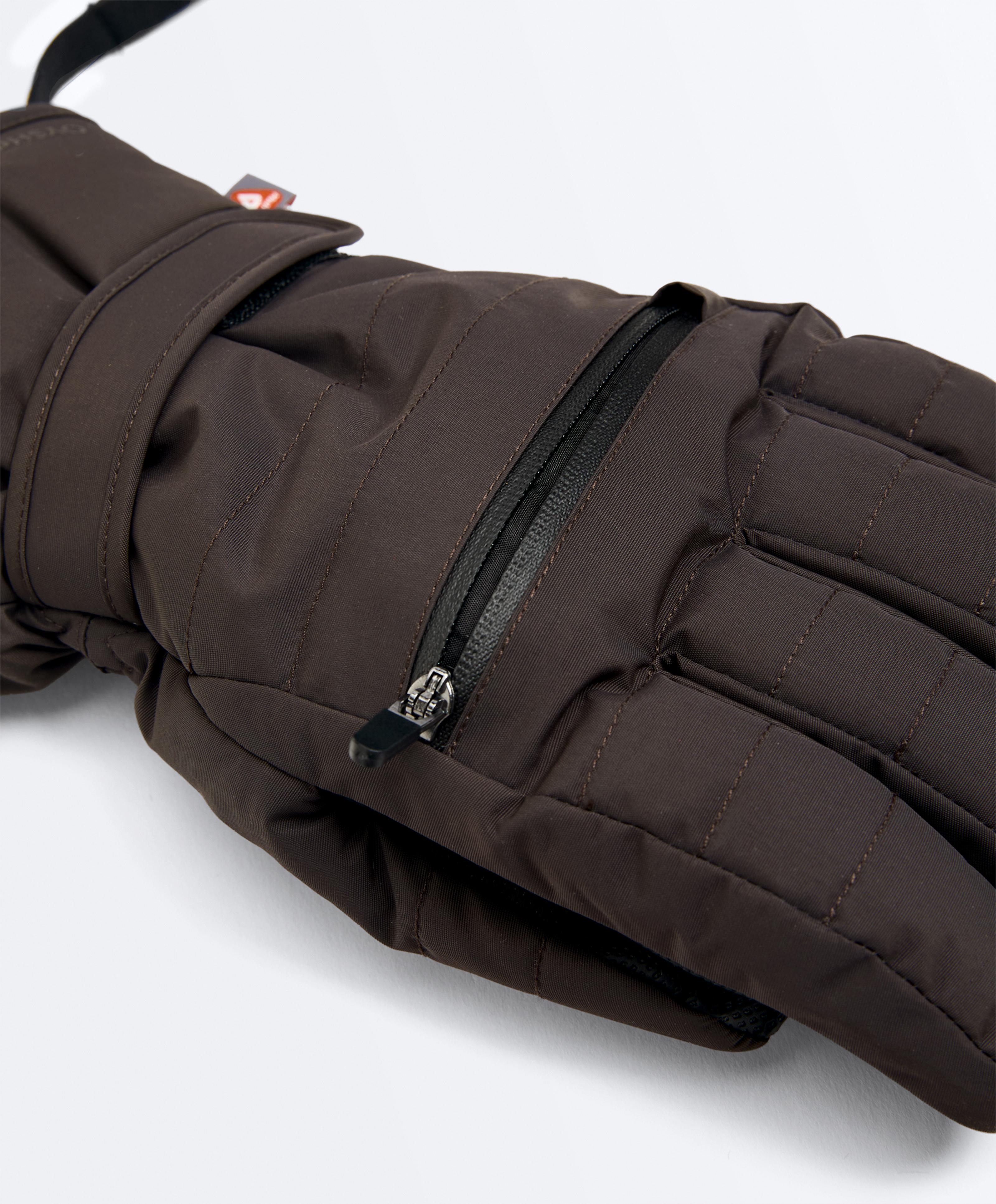 Technical SKI Primaloft® Gloves — BROWN