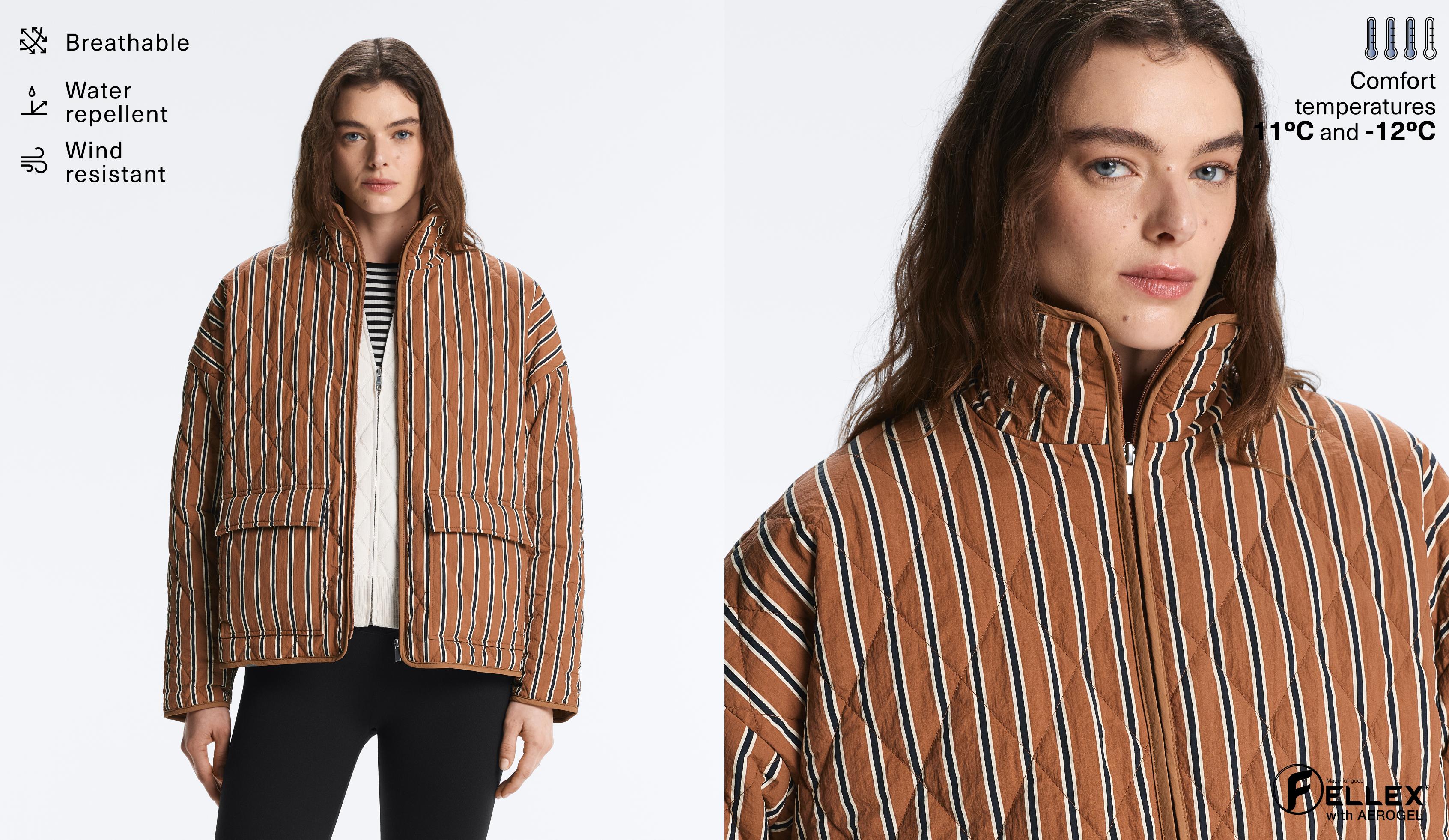 Chaqueta acolchada repelente al agua FELLEX® con AEROGEL