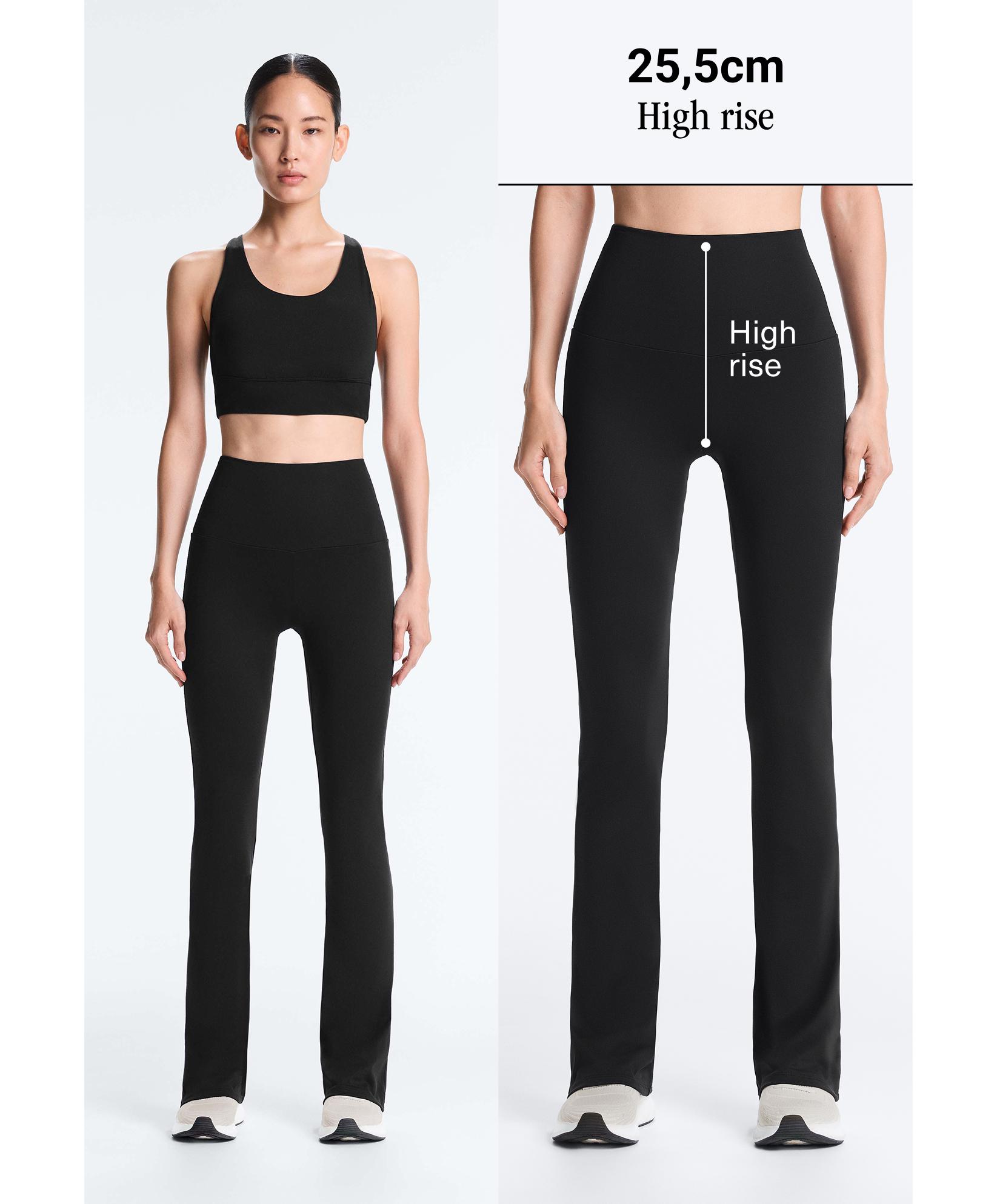 High-rise Comfortlux flare trousers