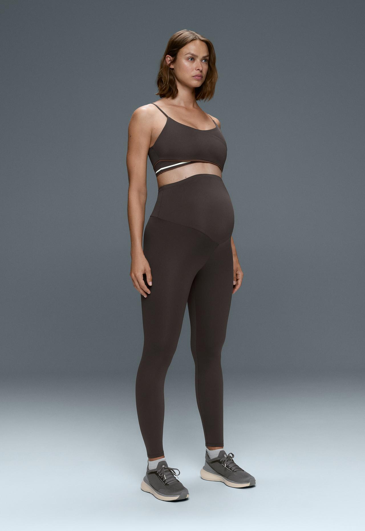 Comfortlux maternity leggings — DARK GREY