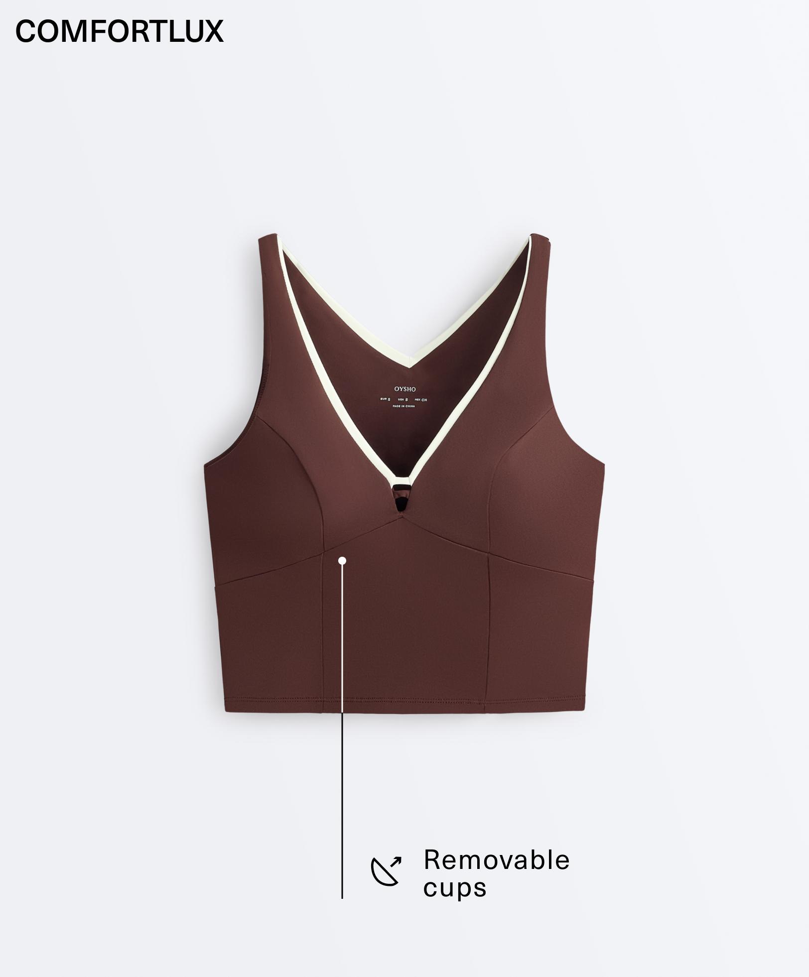 Tank top Comfortlux con spalline e scollo a V