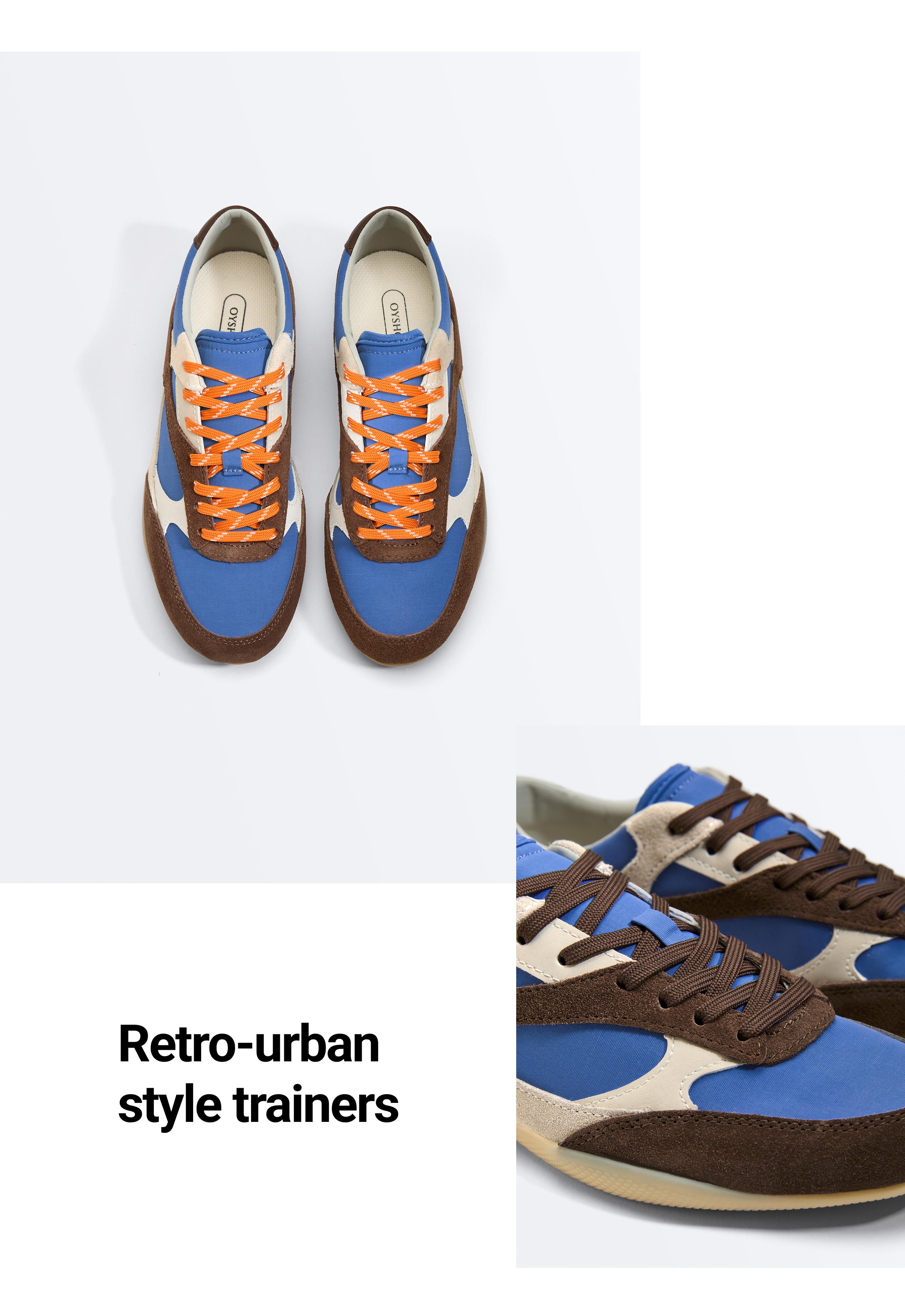 Retro-style trainers — BLUE