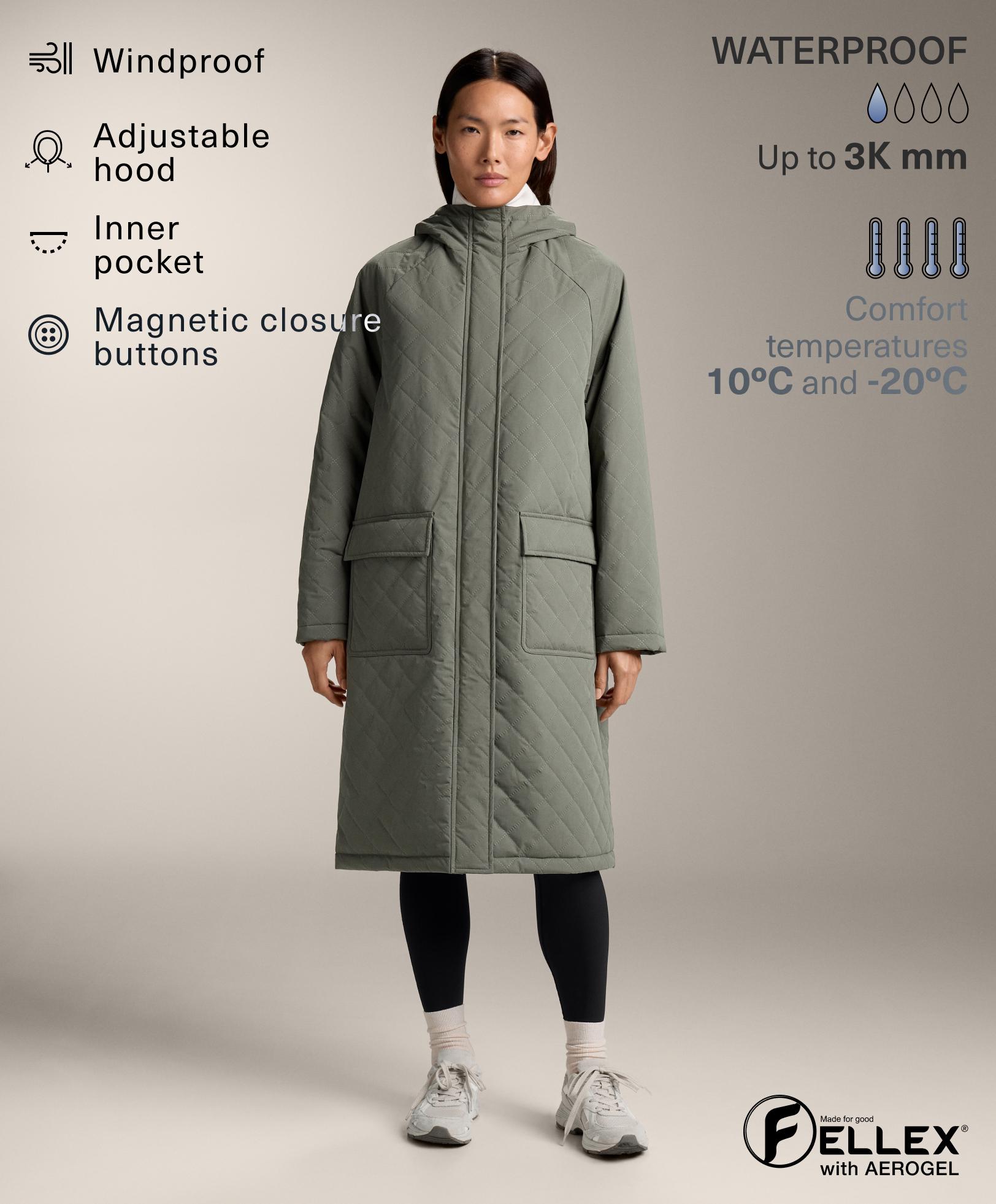 FELLEX® AEROGEL 3K waterproof long padded jacket