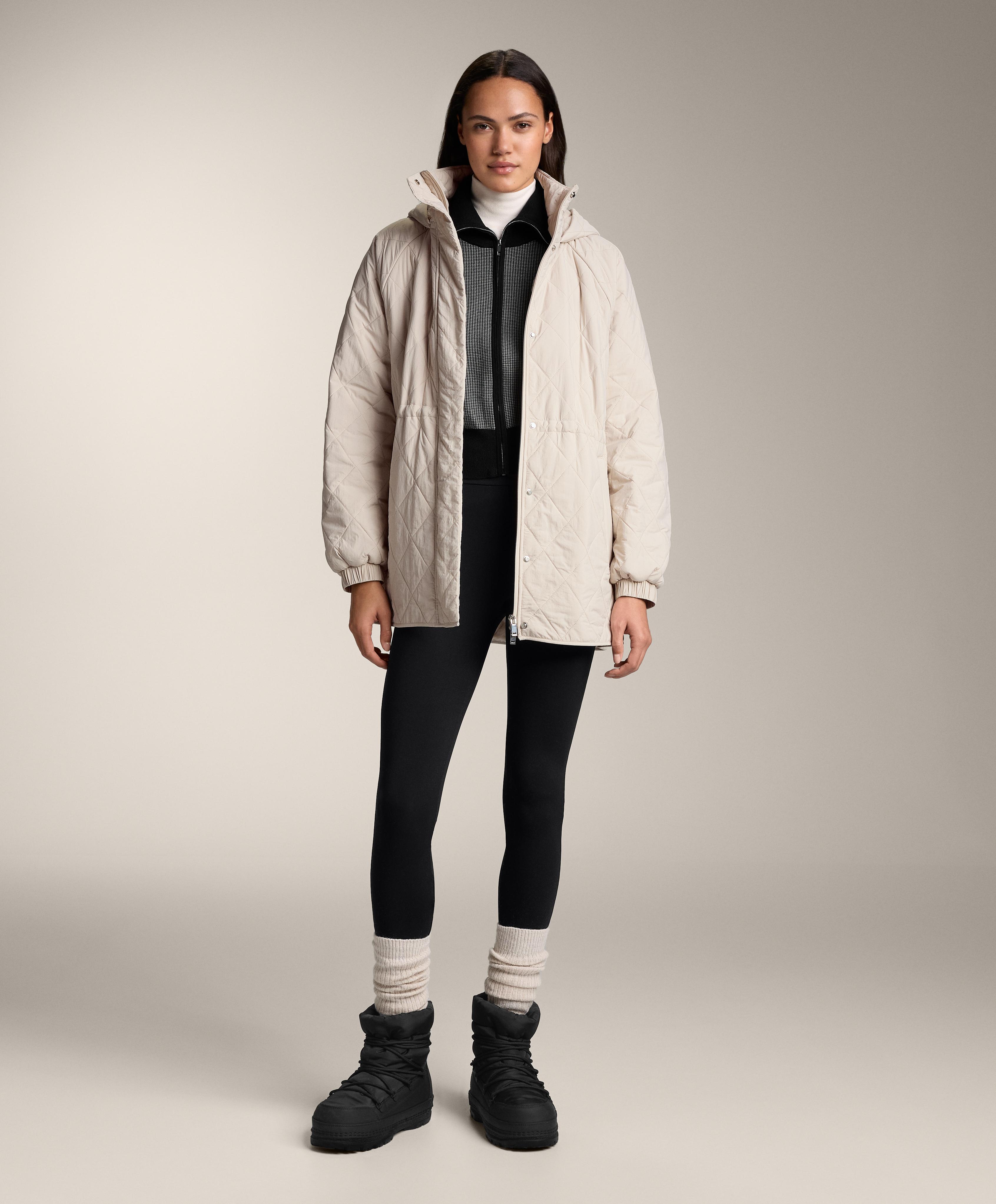 FELLEX® AEROGEL long padded jacket — PALE MINK