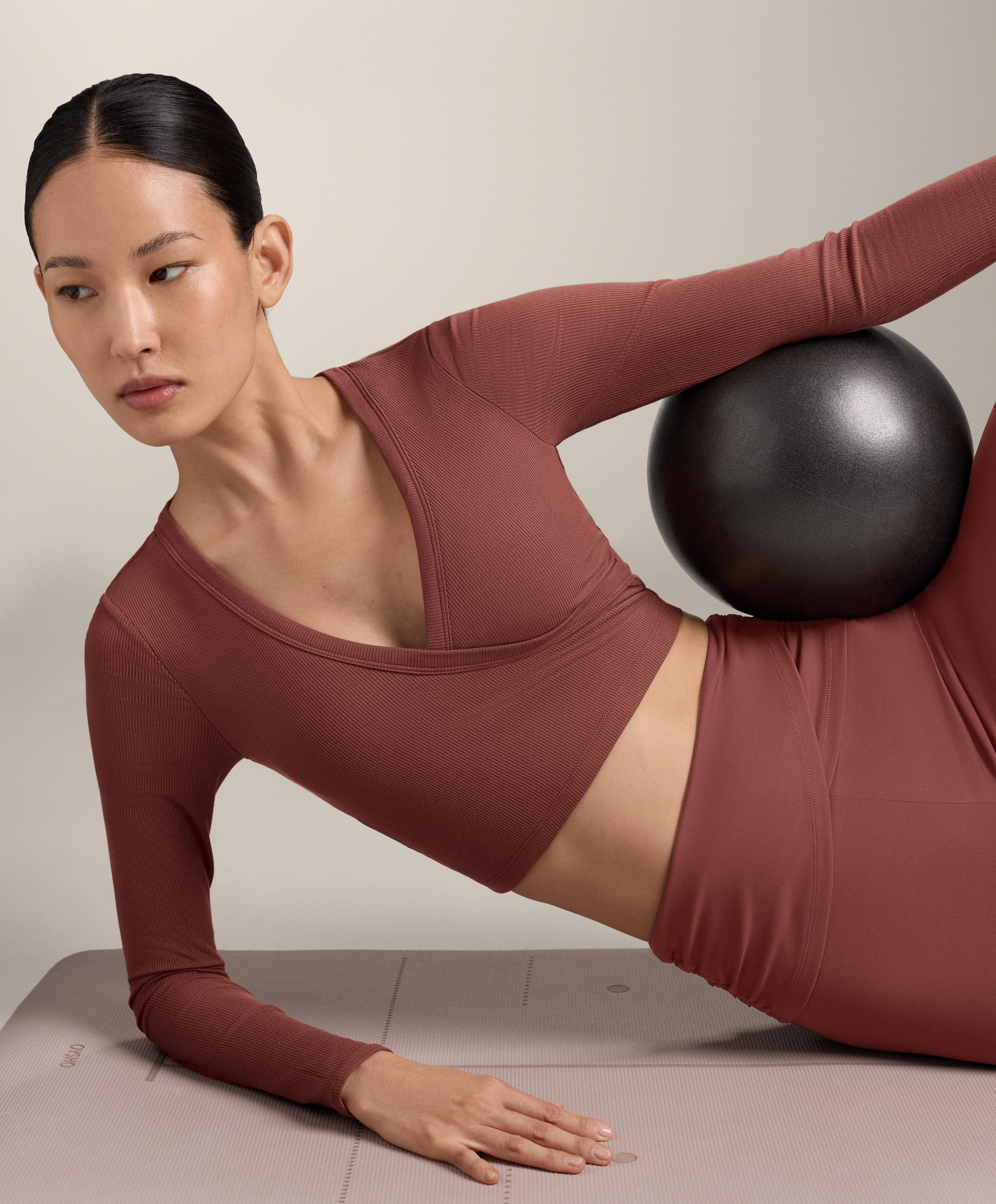 Μακρυμάνικο κρουαζέ Tank top rib από μείγμα modal - Εκπτώσεις Μακρυμάνικο κρουαζέ Tank top rib από μείγμα modal - Εκπτώσεις