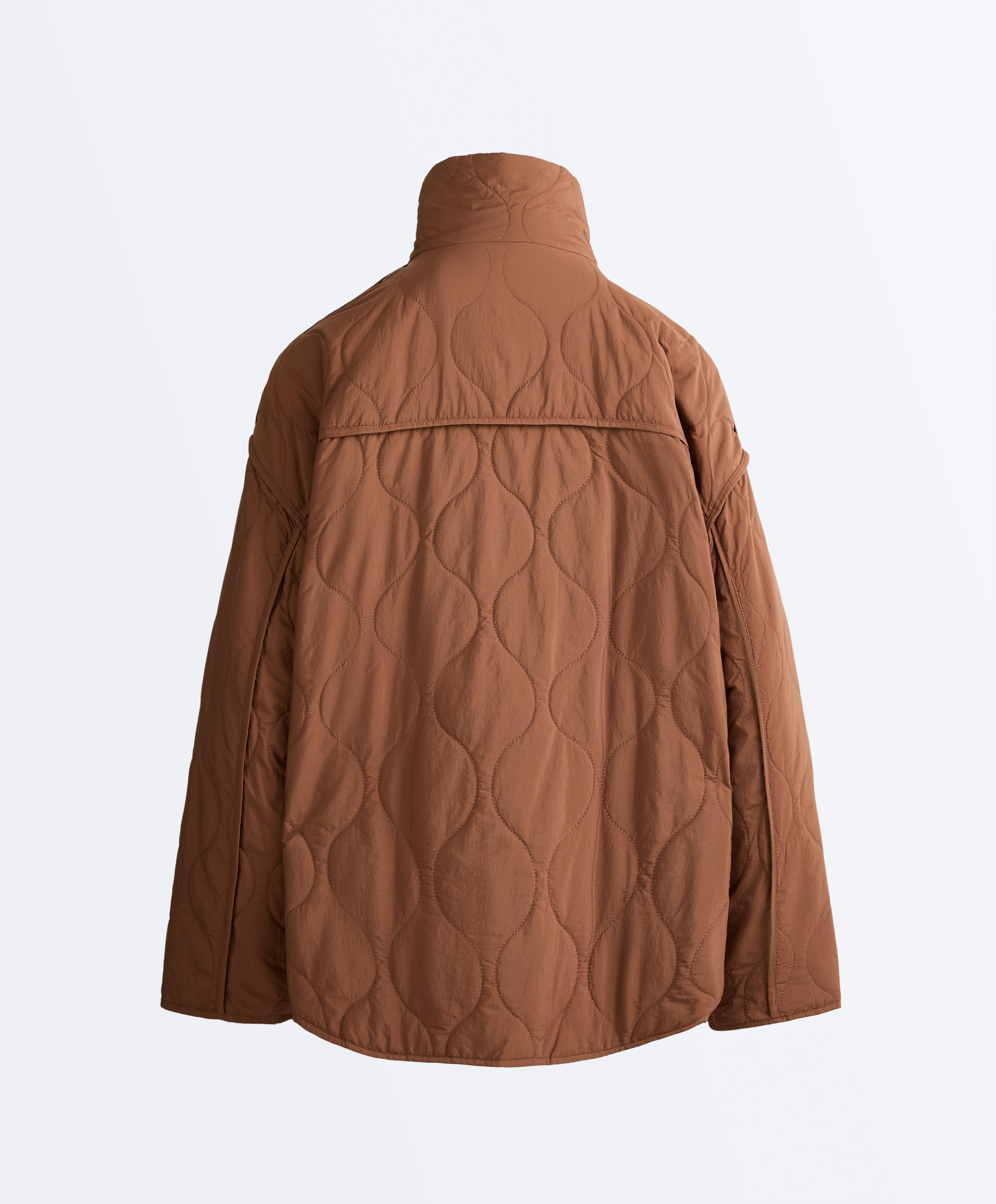 Water-repellent FELLEX® AEROGEL padded jacket — DARK BRICK