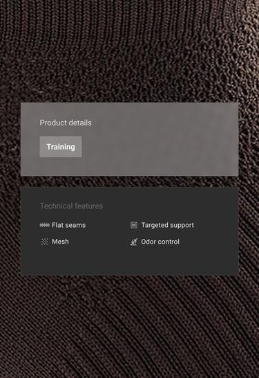3 pairs of tab polyamide blend sports Sneaker socks — BROWN 2
