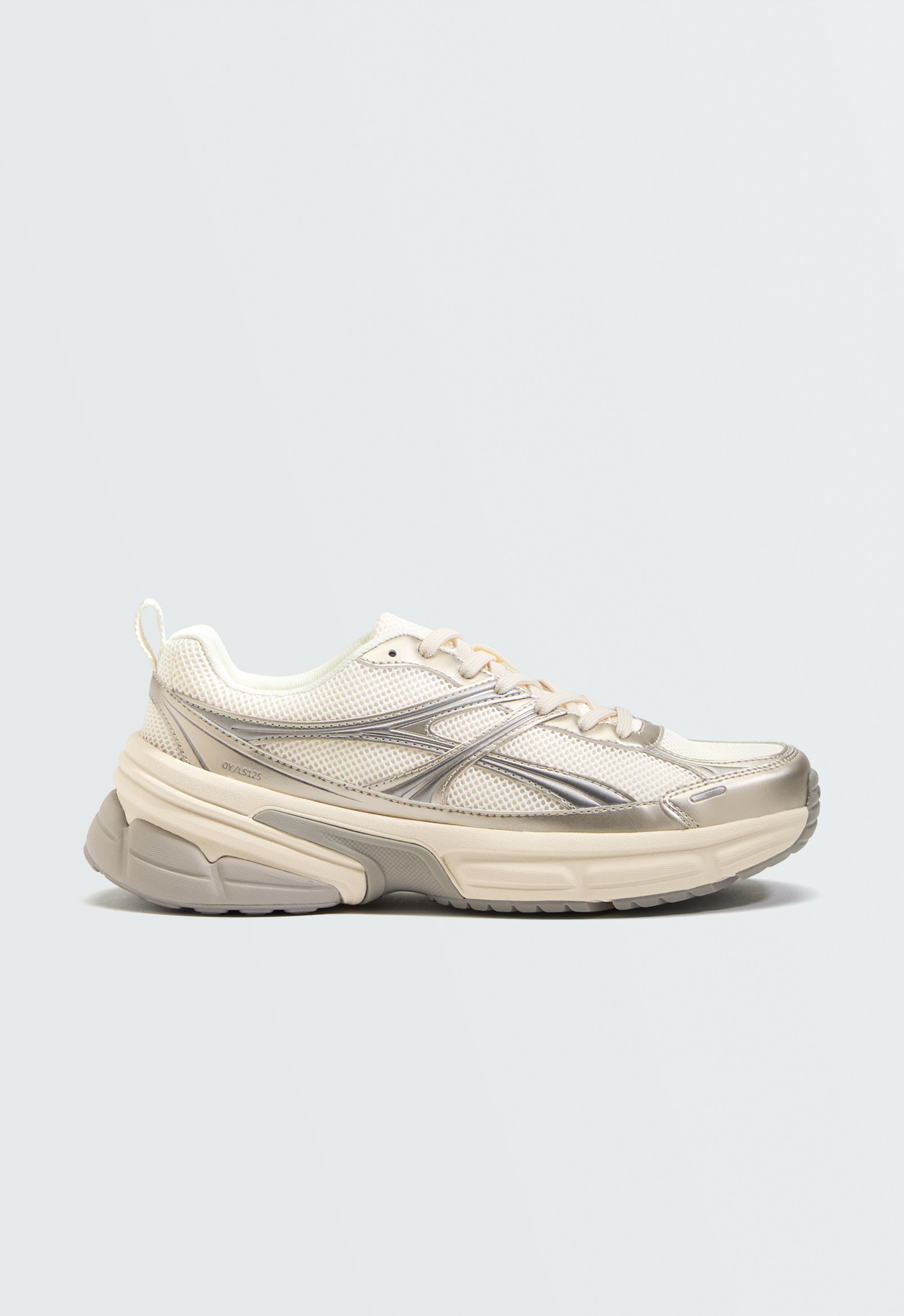 Running-style trainers — Champagne
