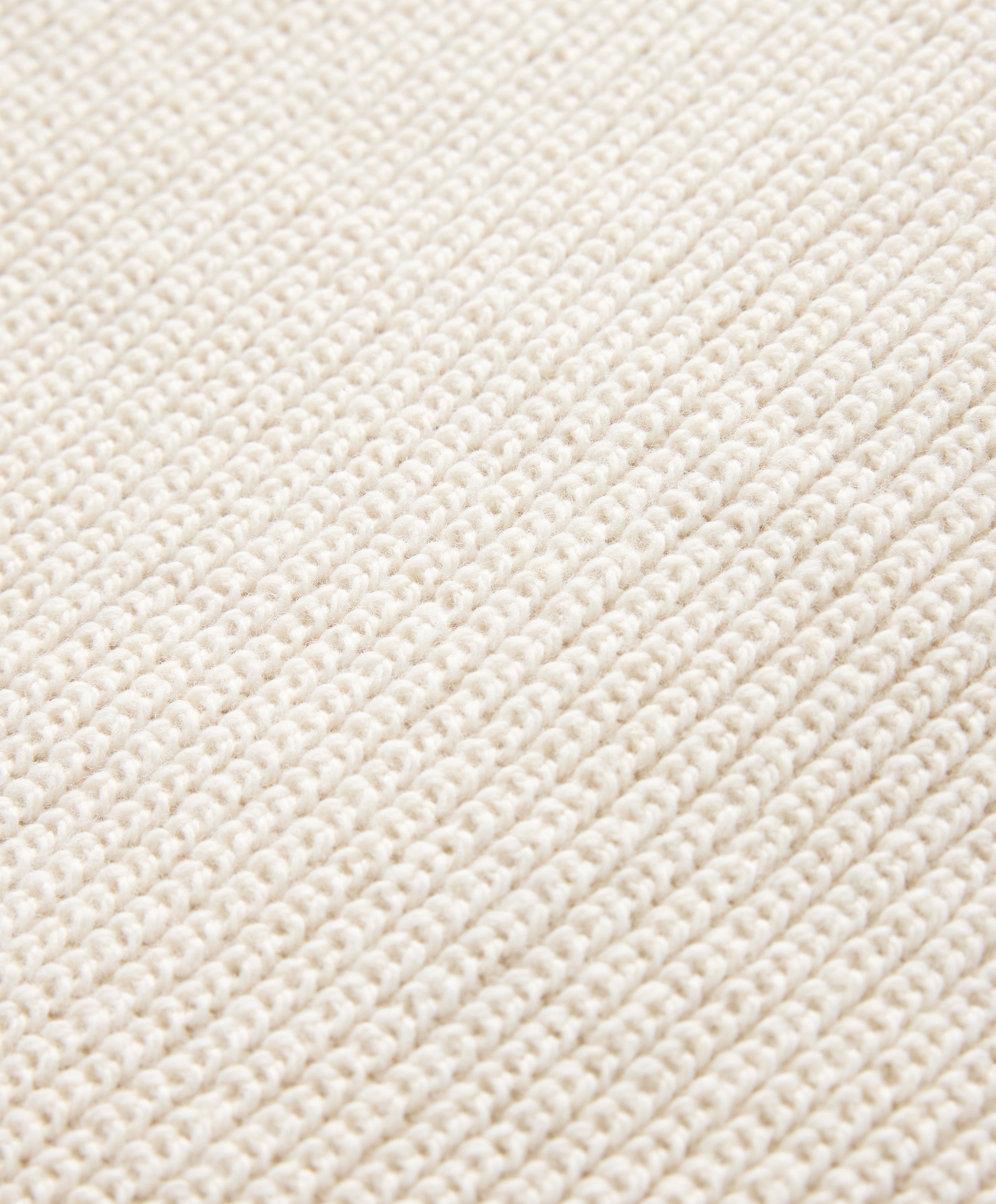 Knit straight-leg trousers