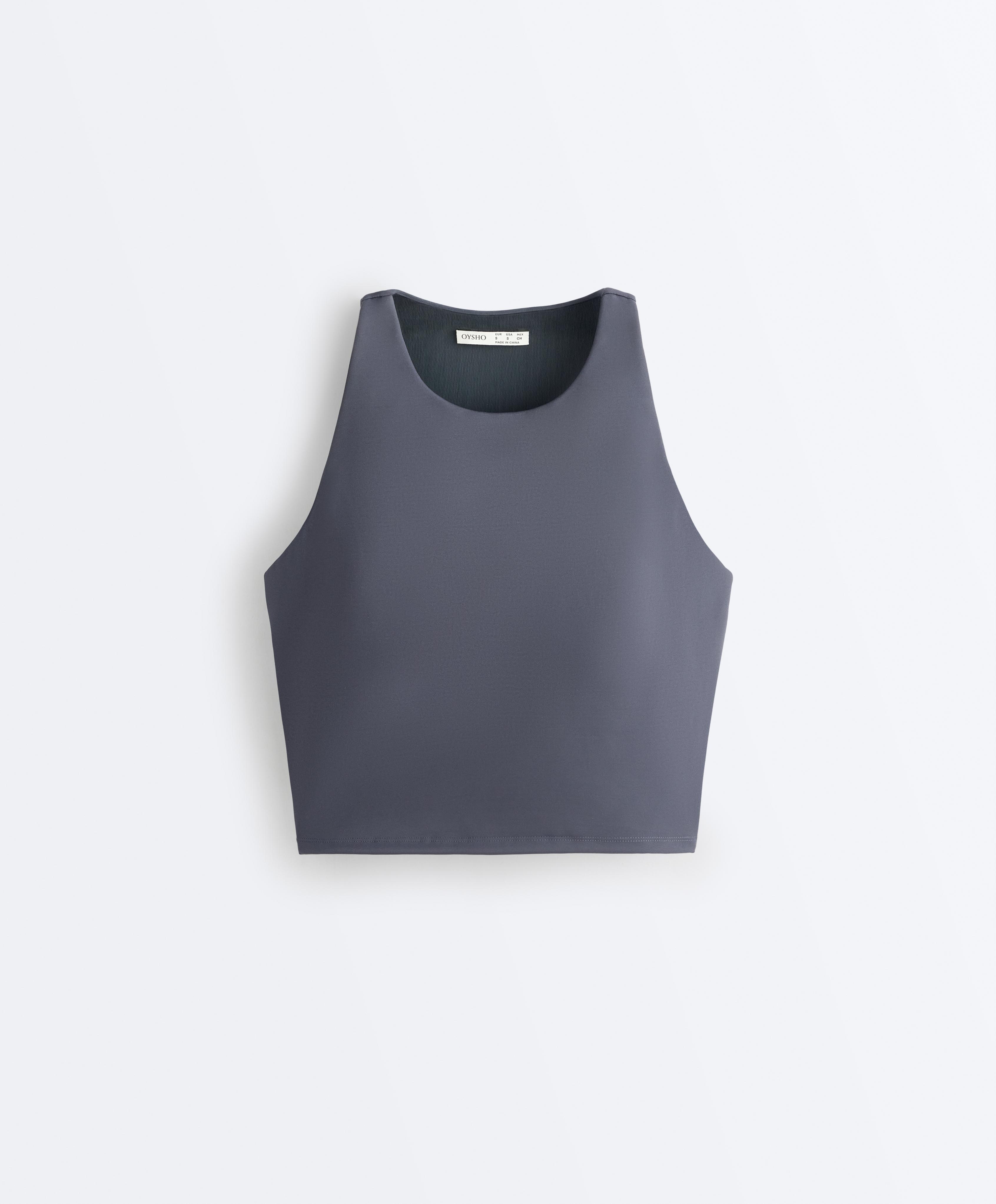 Extra Compressive Halter Tank Top — PETROL