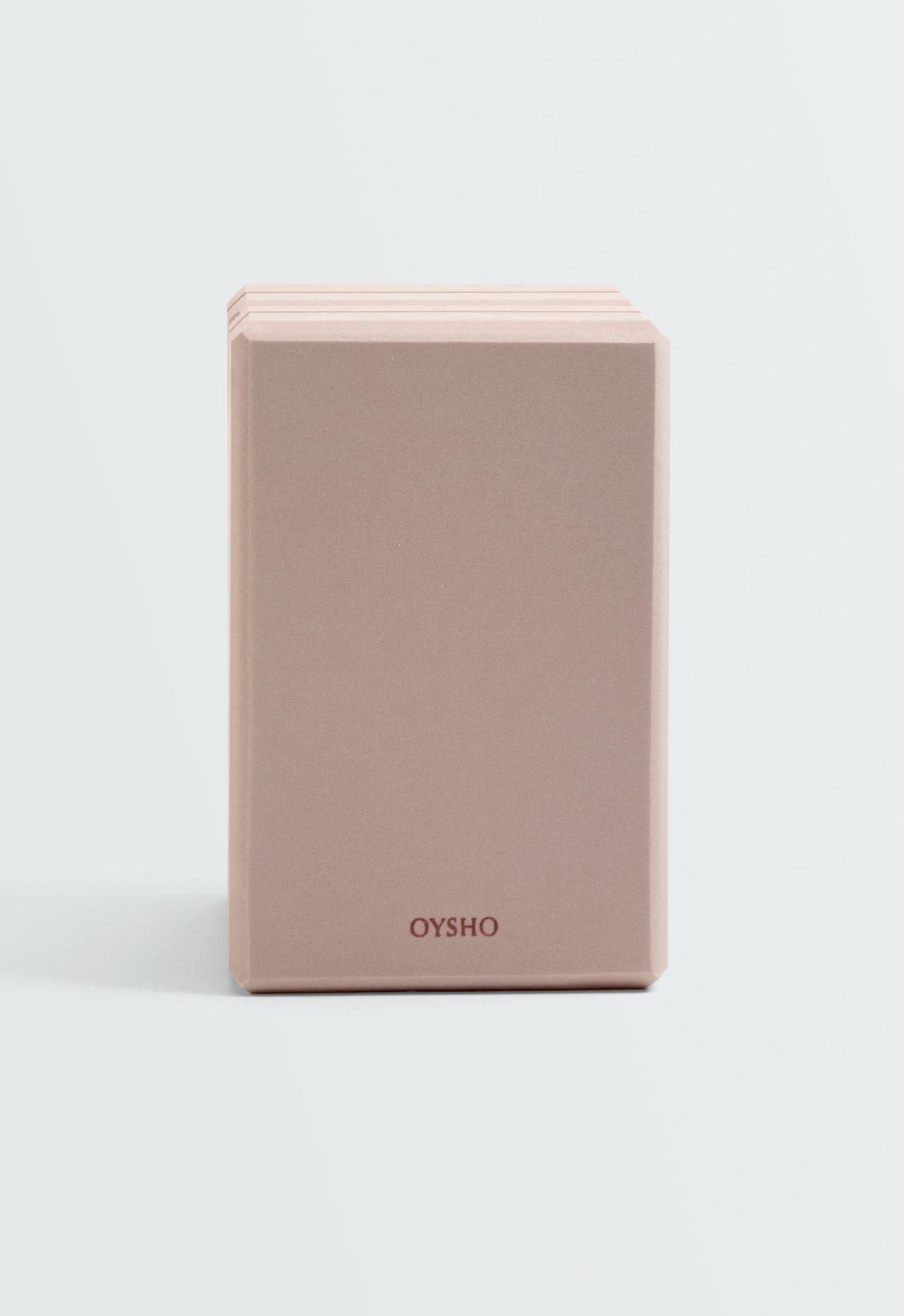 Yoga block pack — BEIGE-PINK