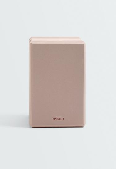 Yoga block pack — BEIGE-PINK 1