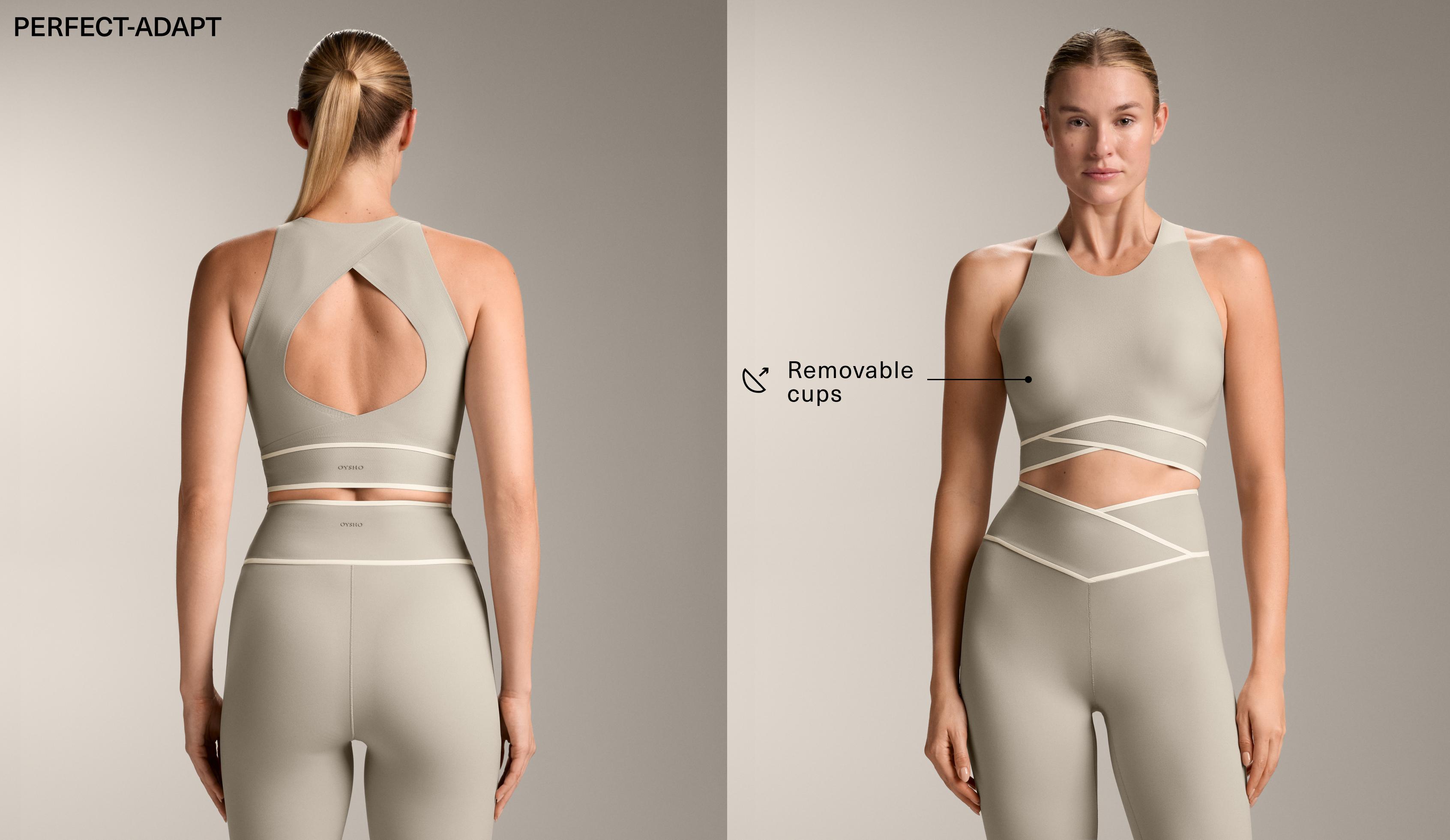 Perfect-adapt crossover band tank top