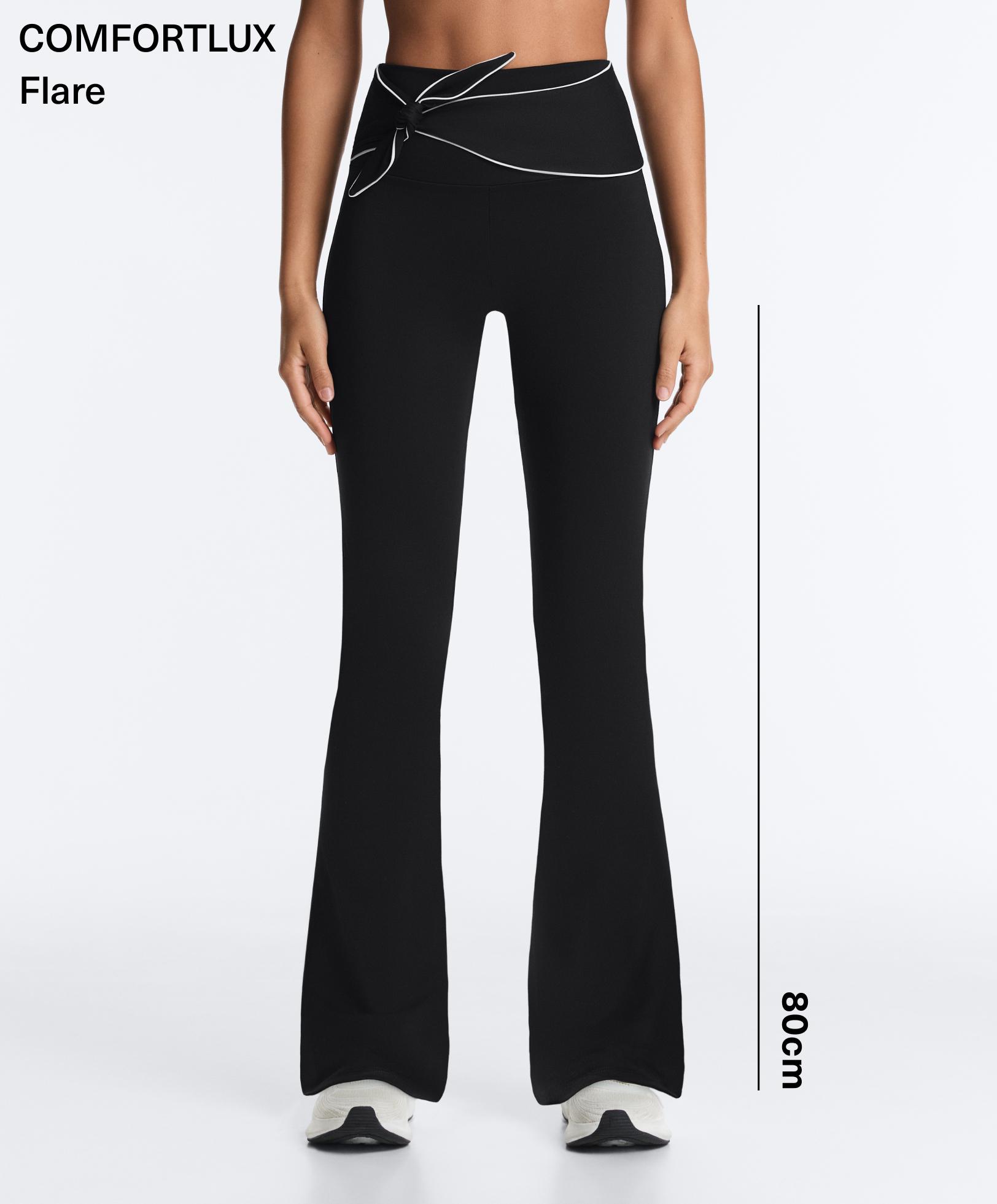 Comfortlux Flare-Hose High Rise mit Schleife Comfortlux Flare-Hose High Rise mit Schleife