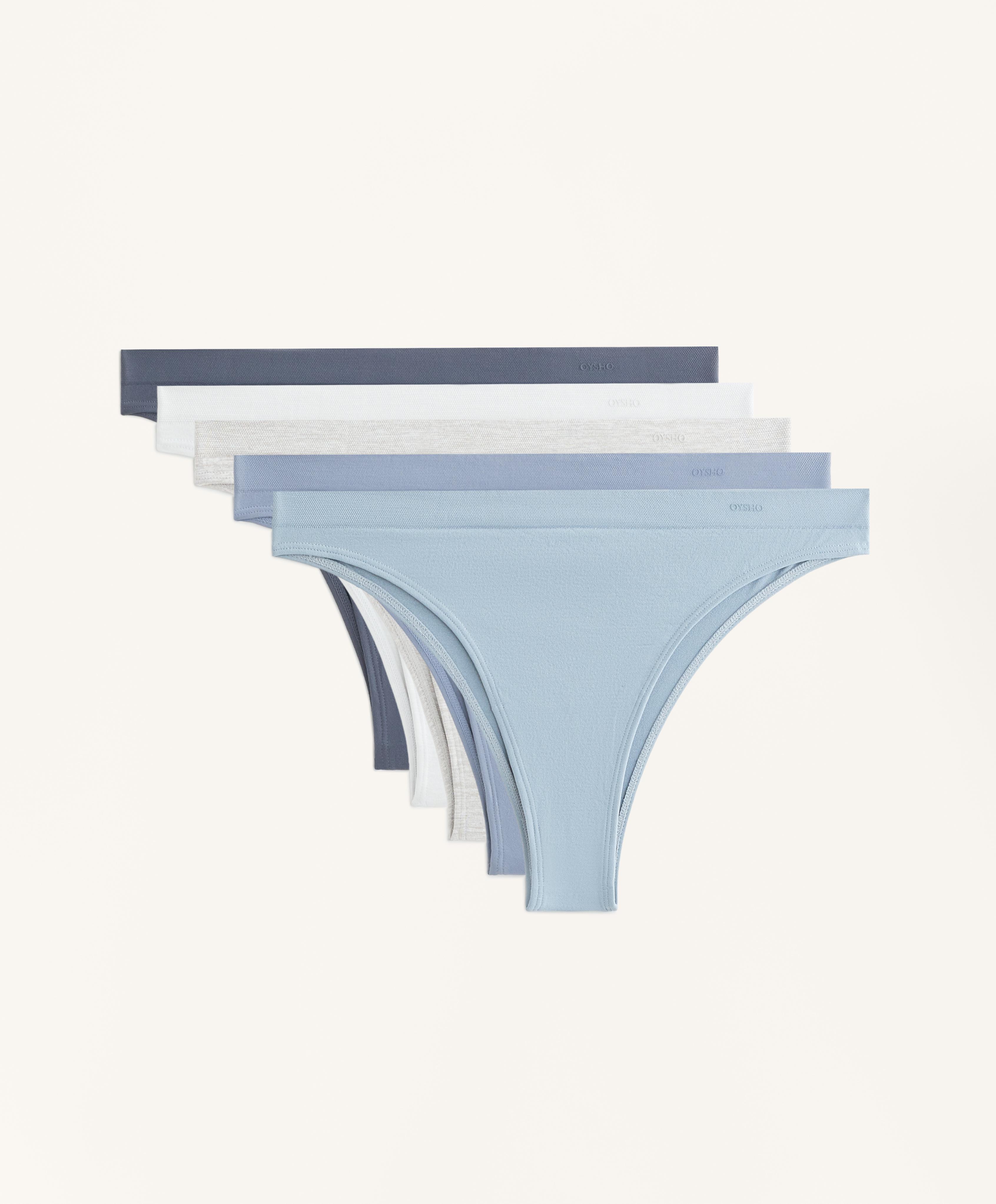 5 Seamless Brazilian Slips in Soft-Touch-Qualität - Sale