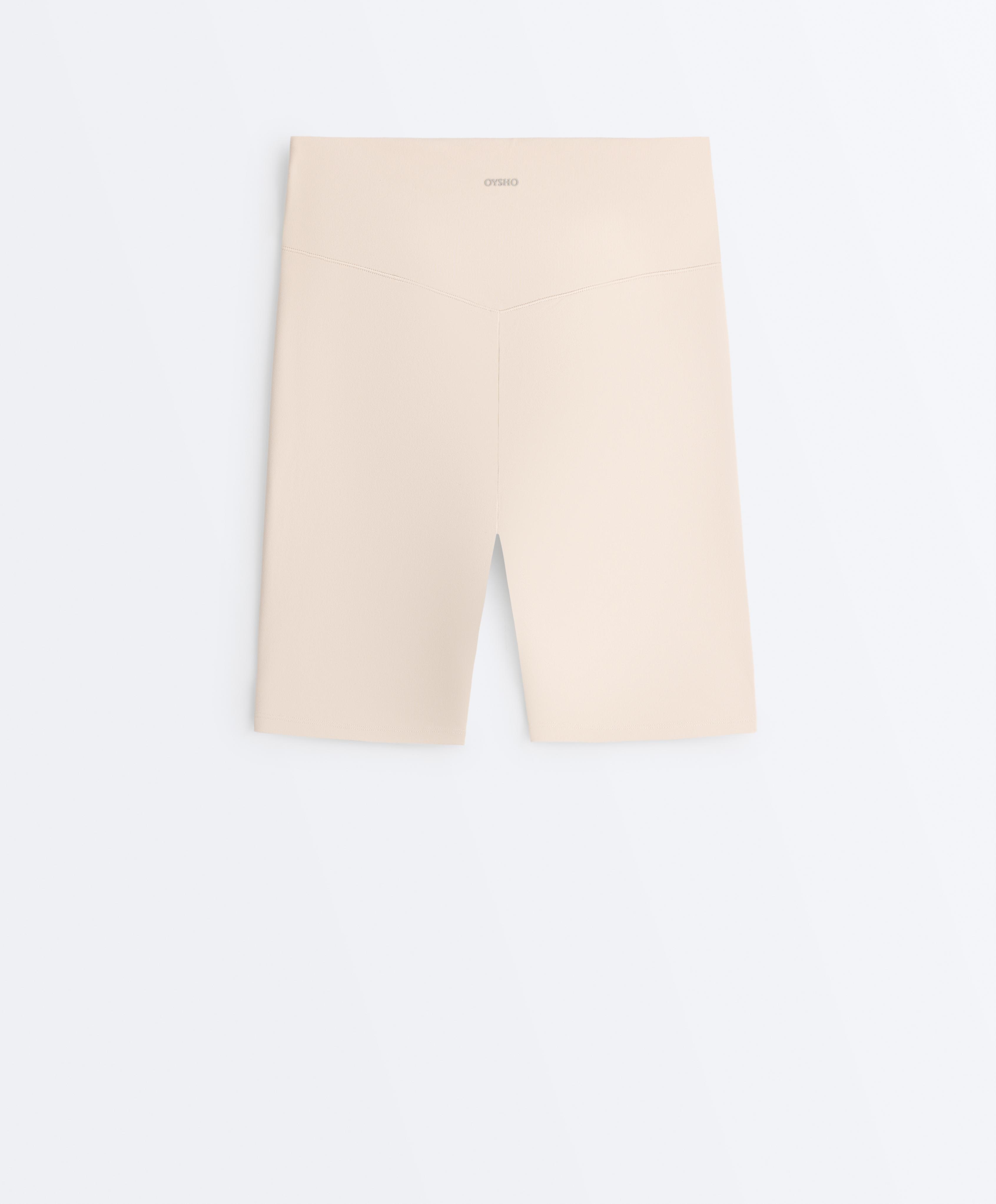 Evermove high-rise 20cm cycle leggings — PALE MINK