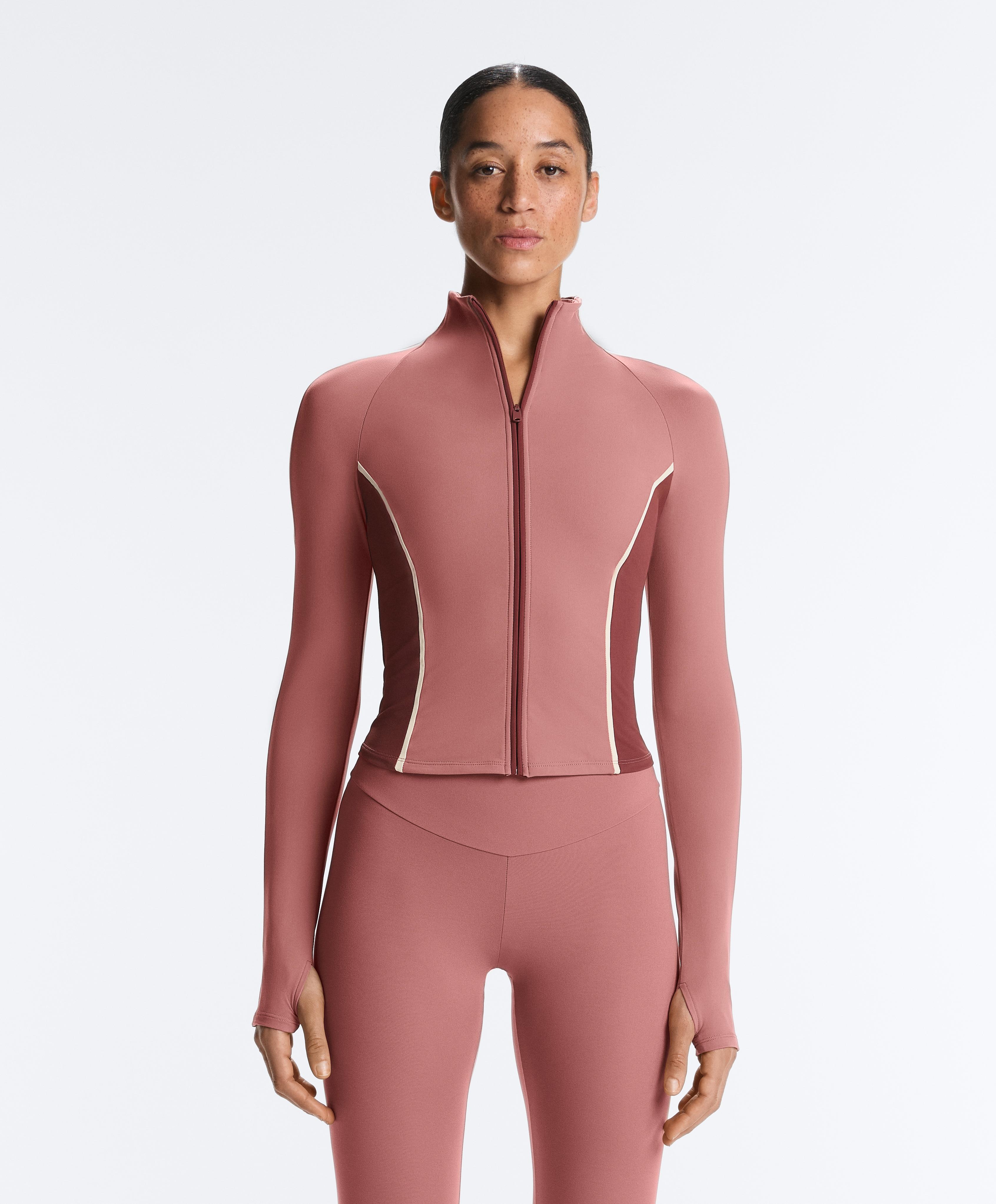 Light warm technical jacket — PALE PINK