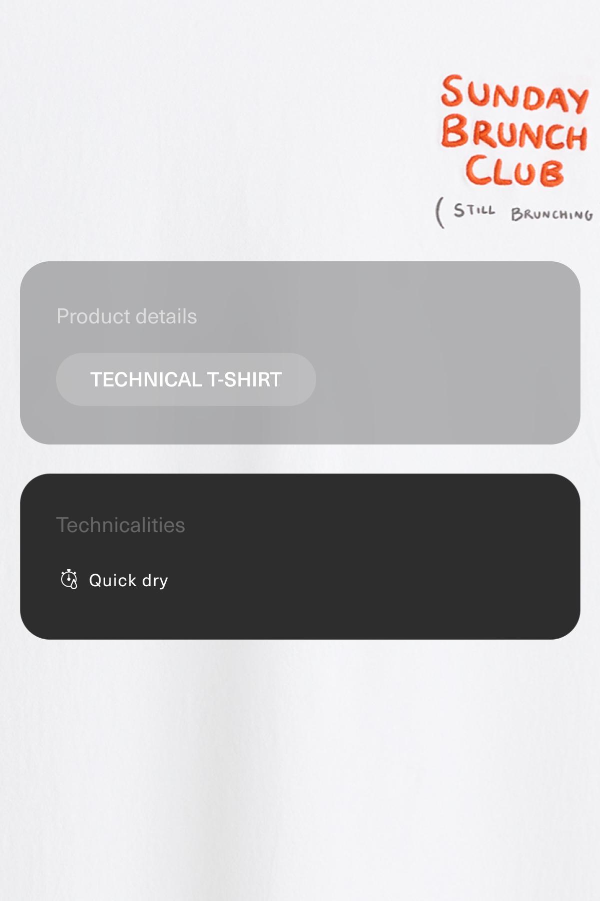 Oversize short-sleeved cotton blend T-shirt with slogan — WHITE 