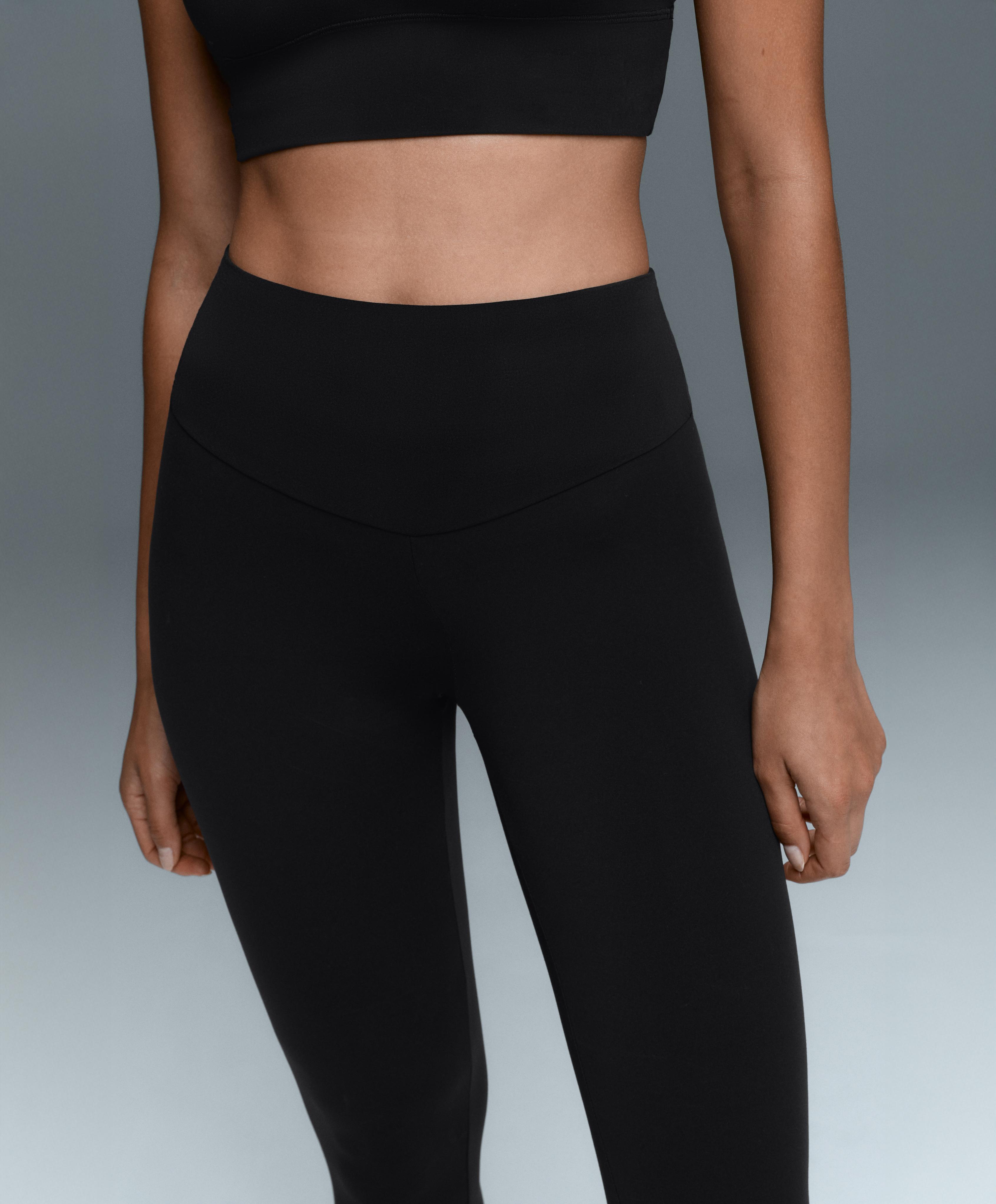 Comfortlux super-high-rise 50cm capri leggings — BLACK