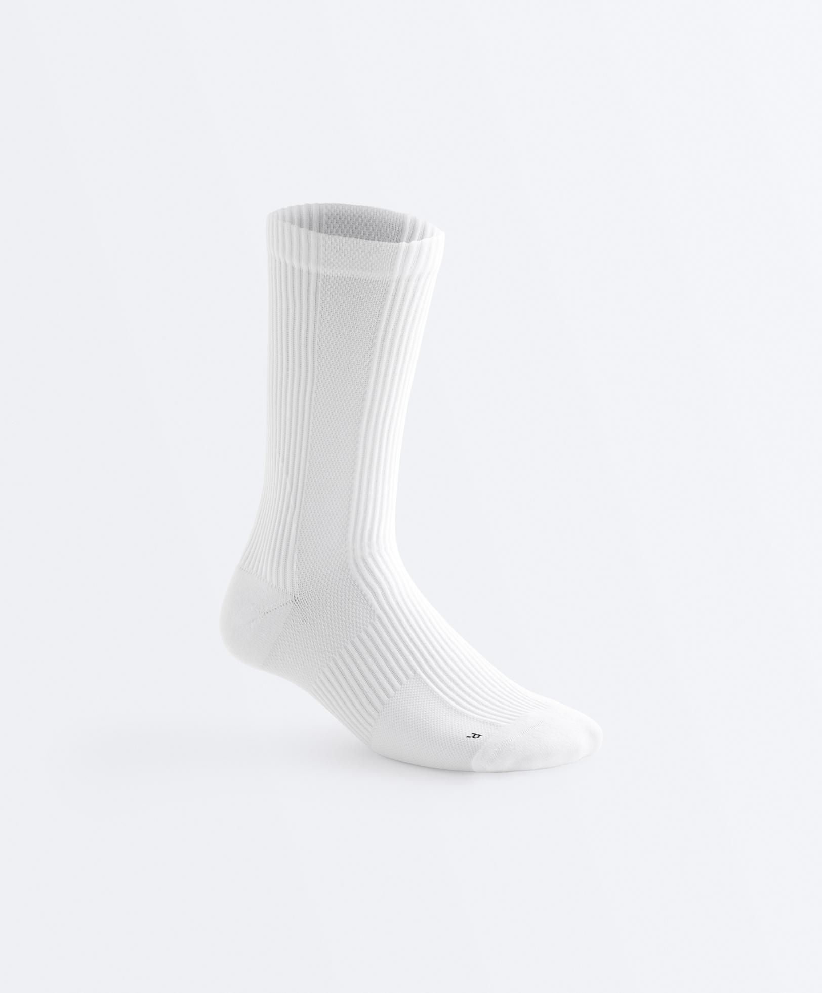 3 pairs of classic polyamide sports socks — WHITE