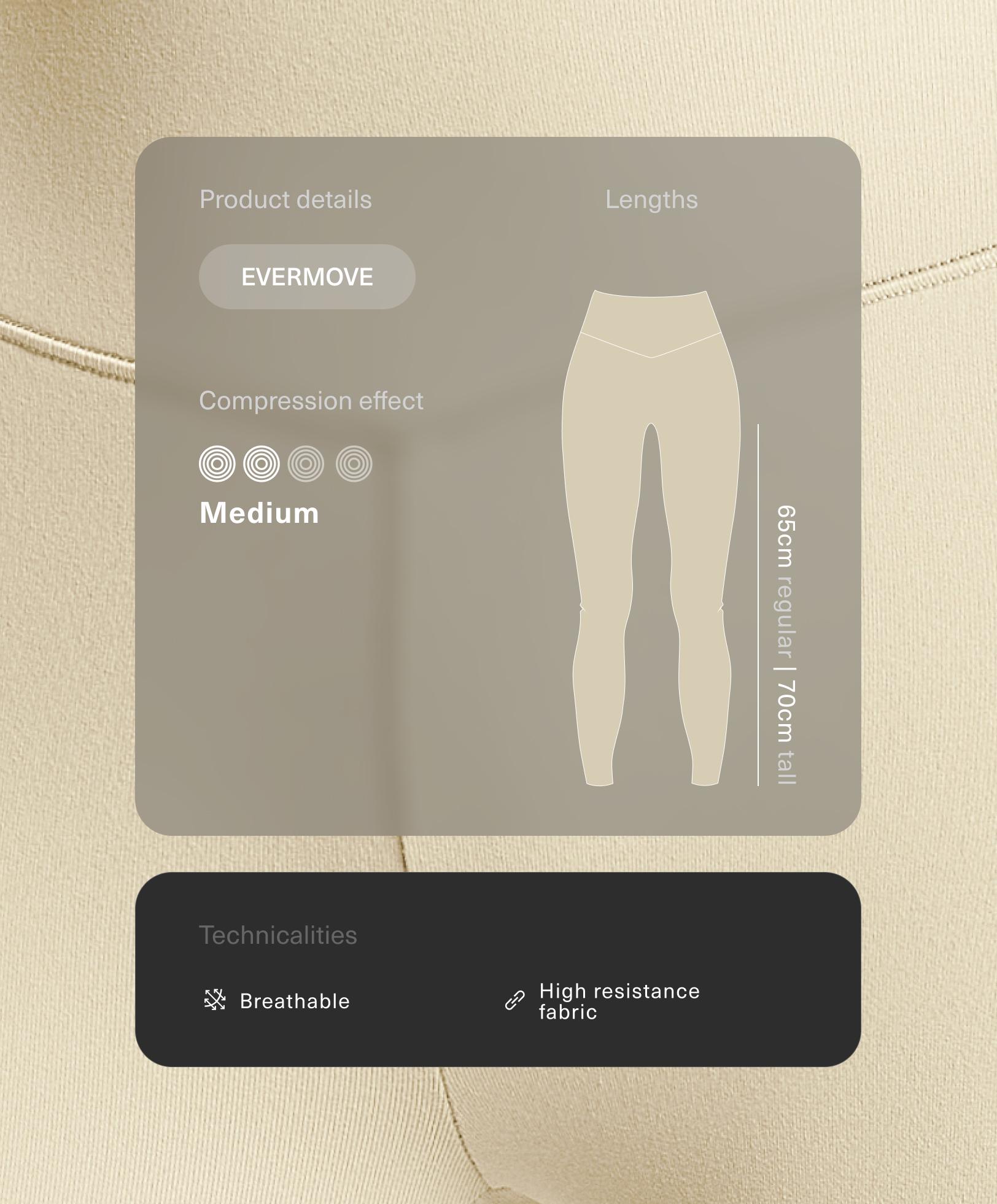 Leggings tobilleros high rise Evermove