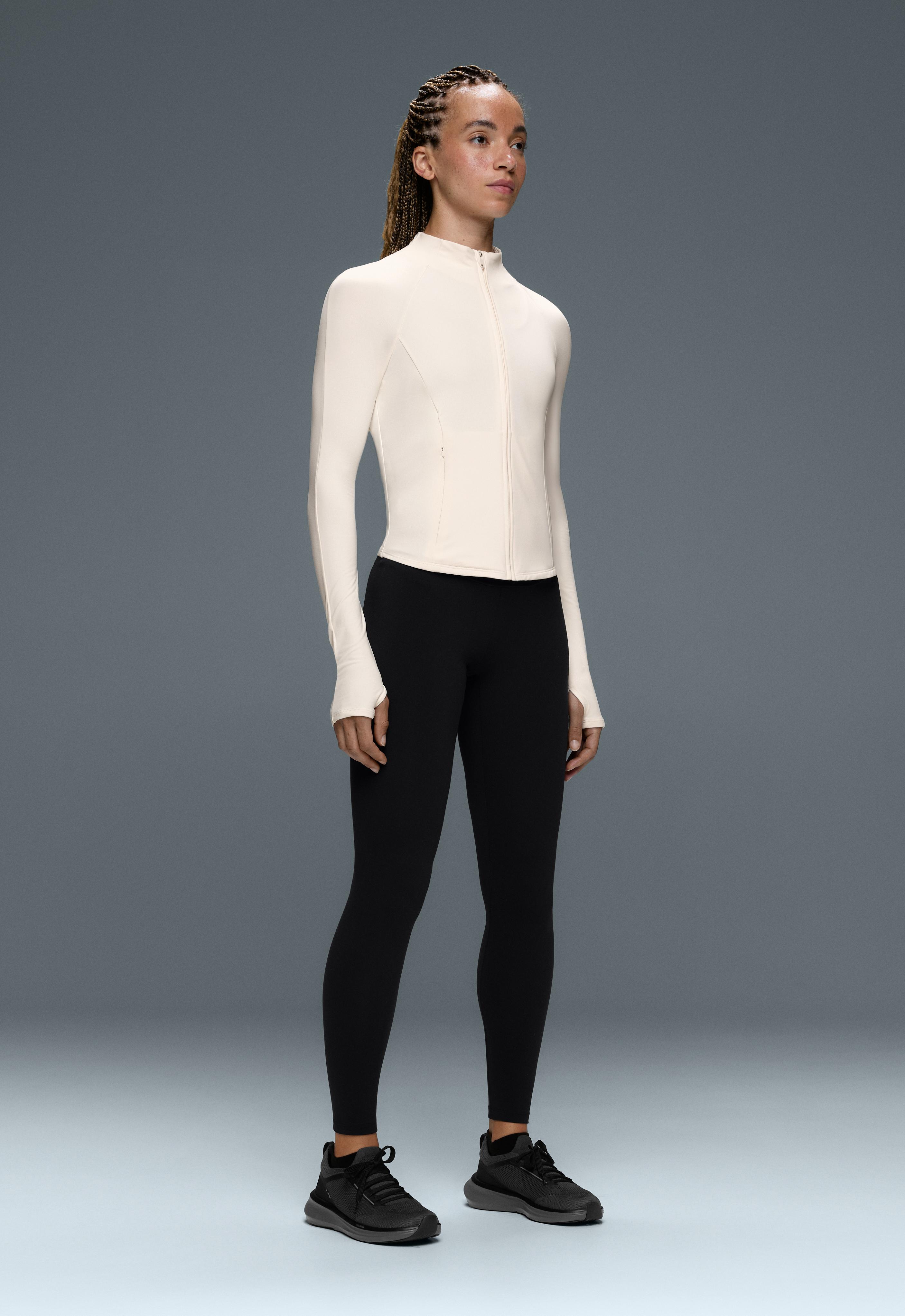Light warm technical jacket — PALE ECRU