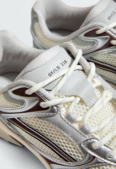 Multi-panel freetime trainers — SILVERY 7