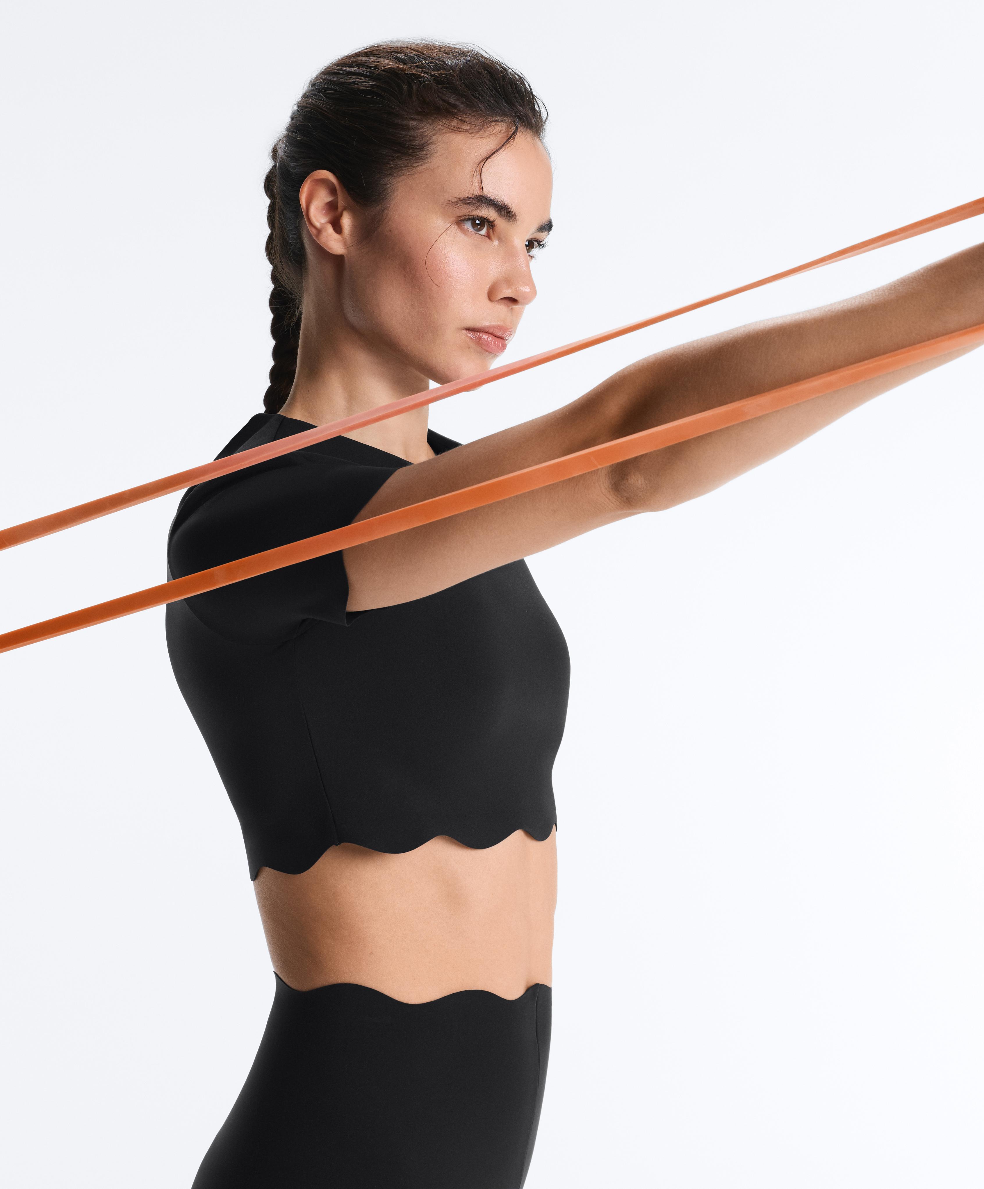 Oysho Dalgalı Top Tank top Compressive görsel 6