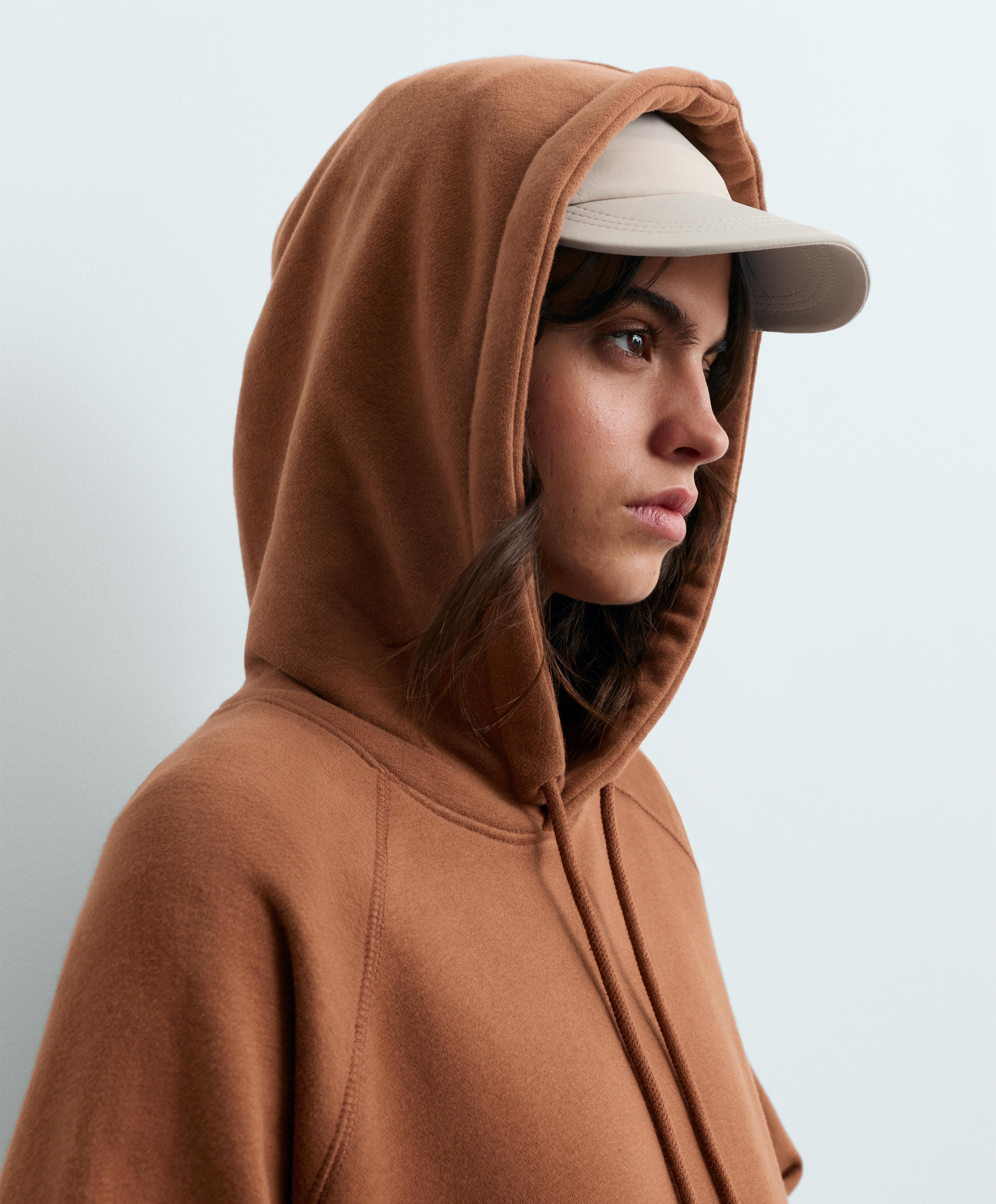 Sweater met capuchon van katoenmix Sweater met capuchon van katoenmix