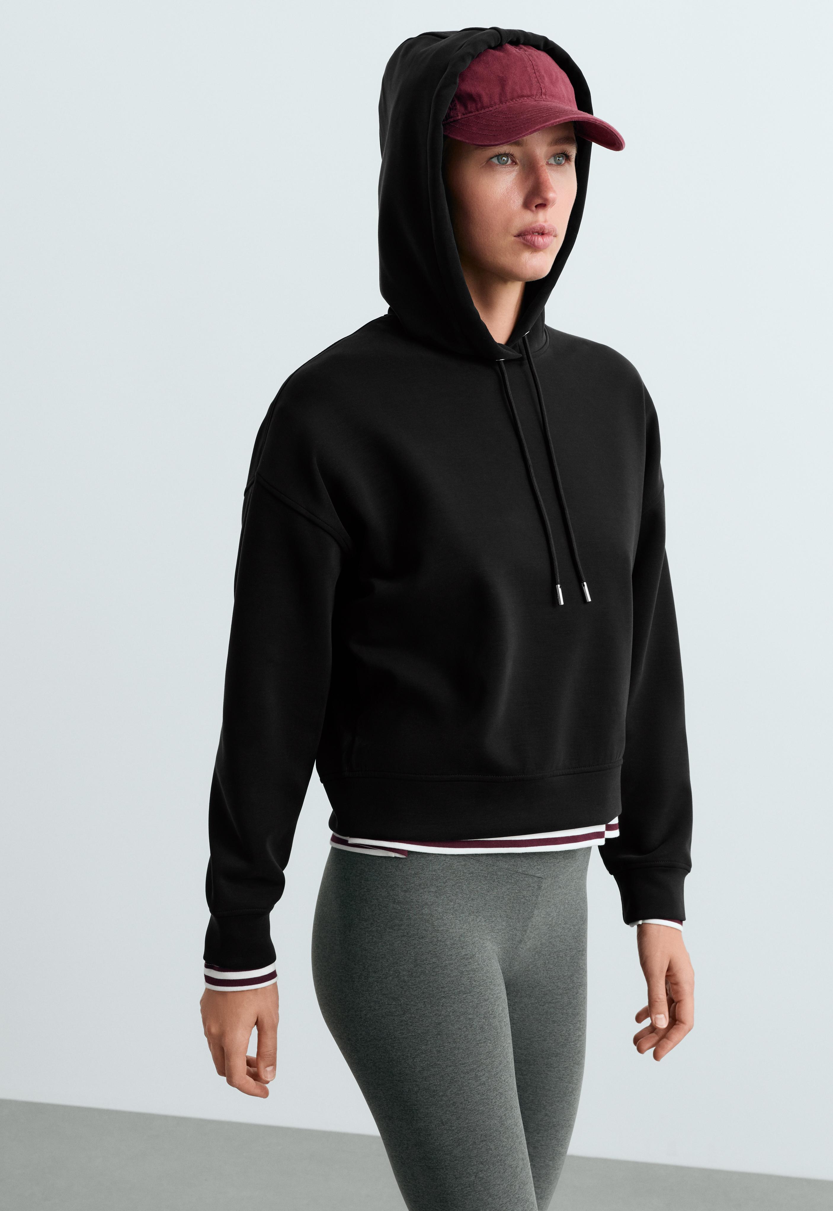 Bluza boxy z modalem brushed Bluza boxy z modalem brushed