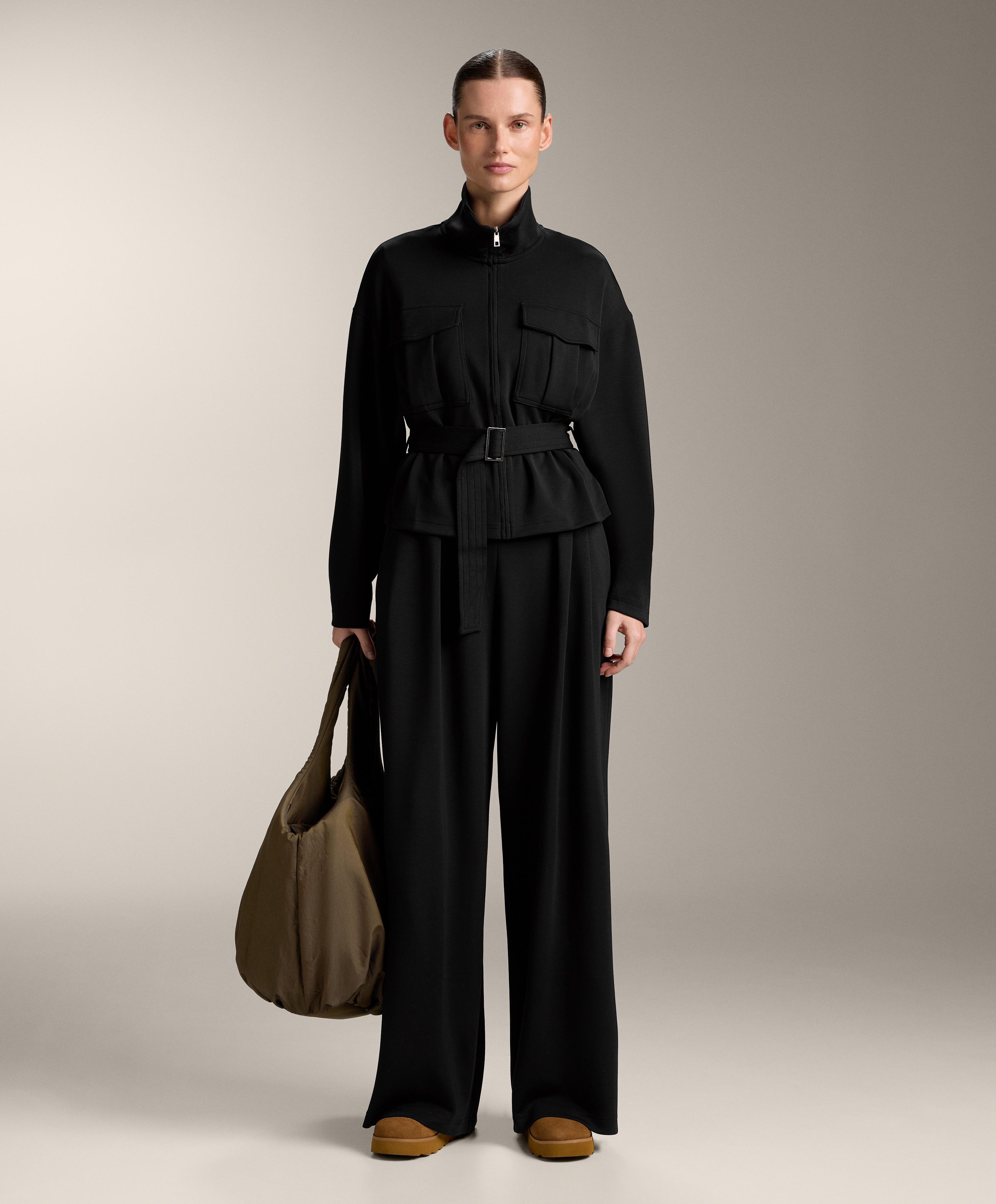Soft-touch belted jacket with modal Soft-touch belted jacket with modal