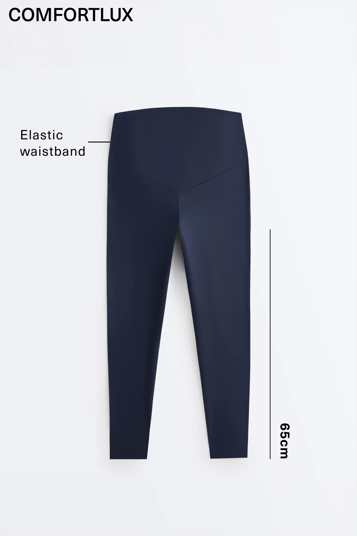 Comfortlux maternity leggings — NAVY BLUE