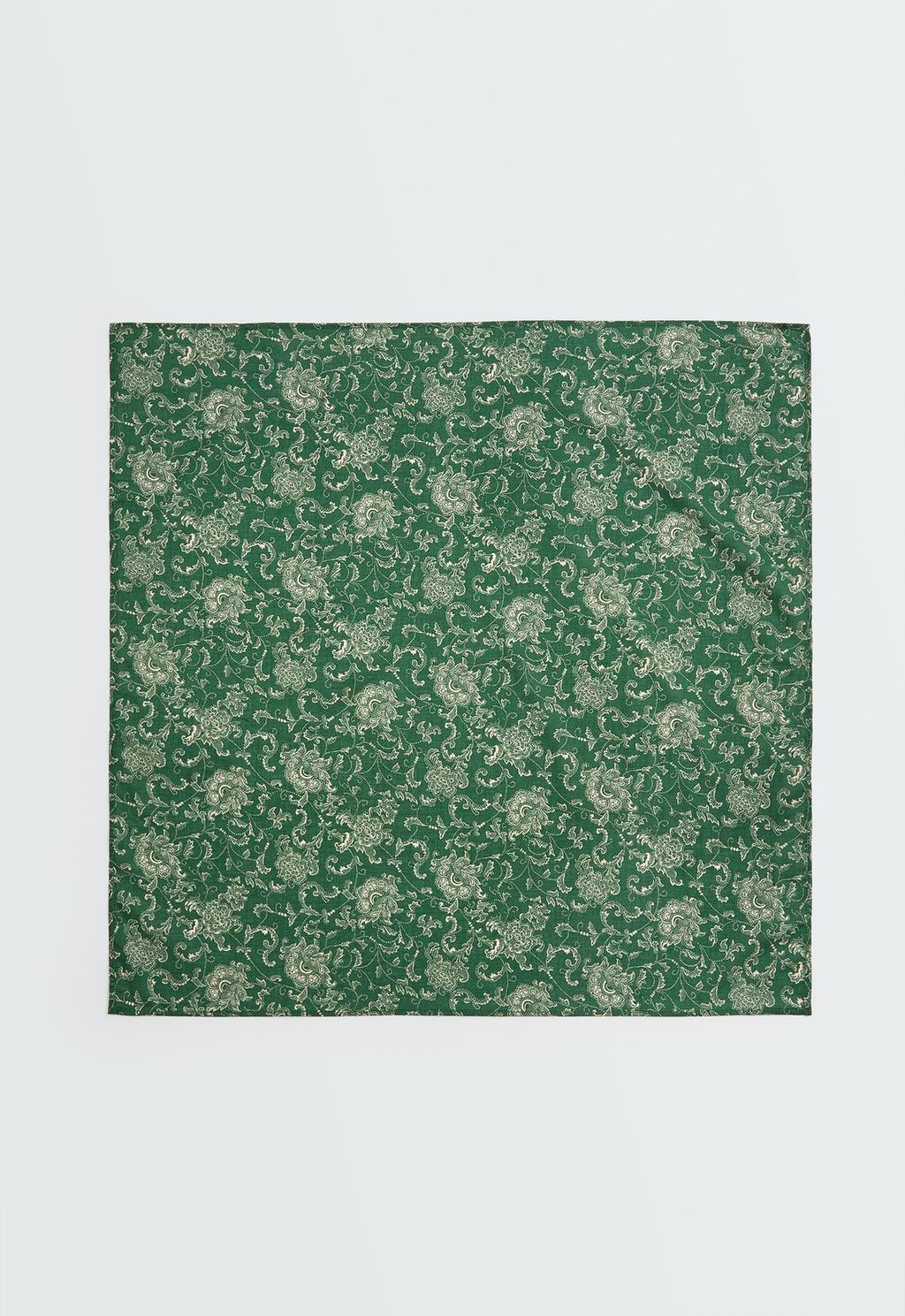 100% cotton print scarf